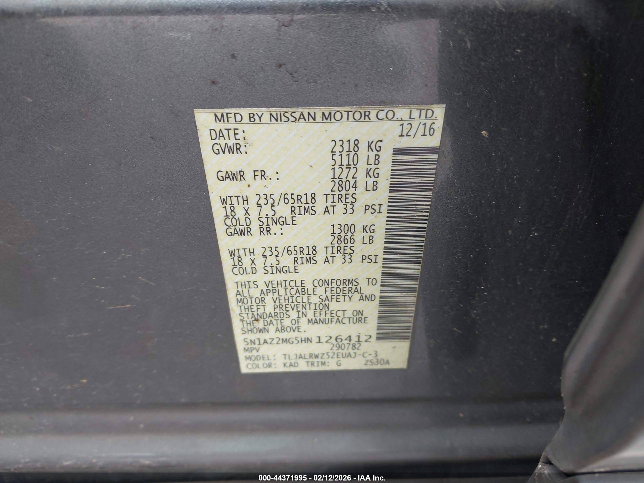 NISSAN MURANO image 9