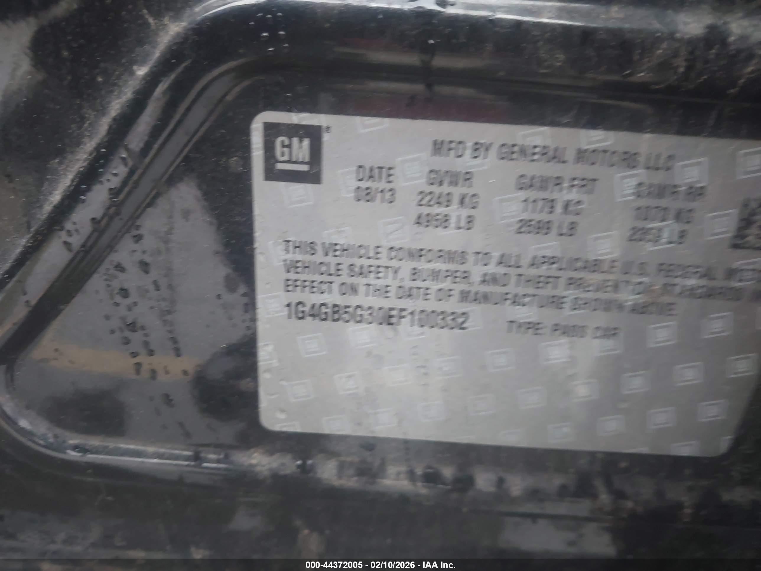 BUICK LACROSSE image 9