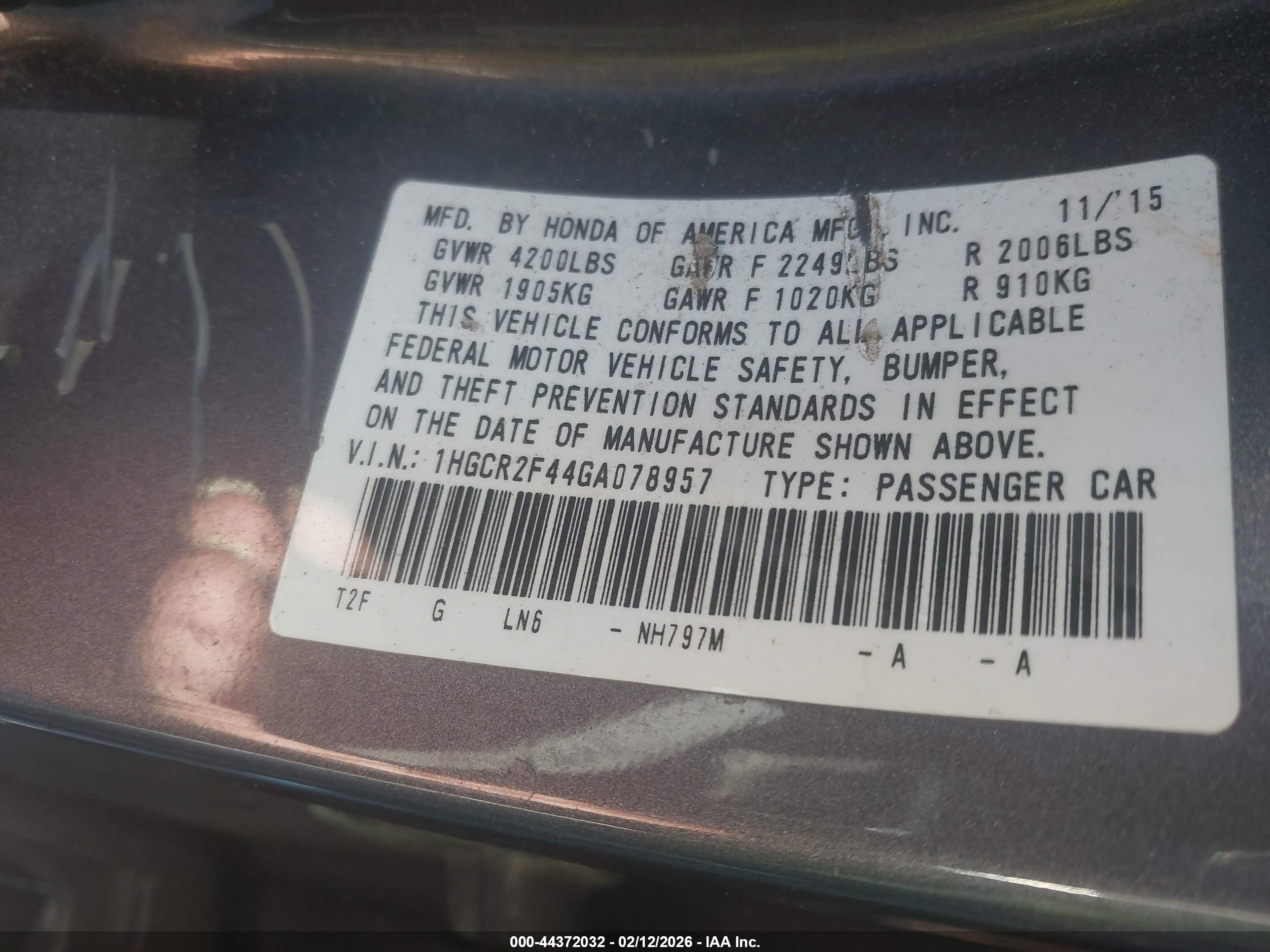 HONDA ACCORD image 9