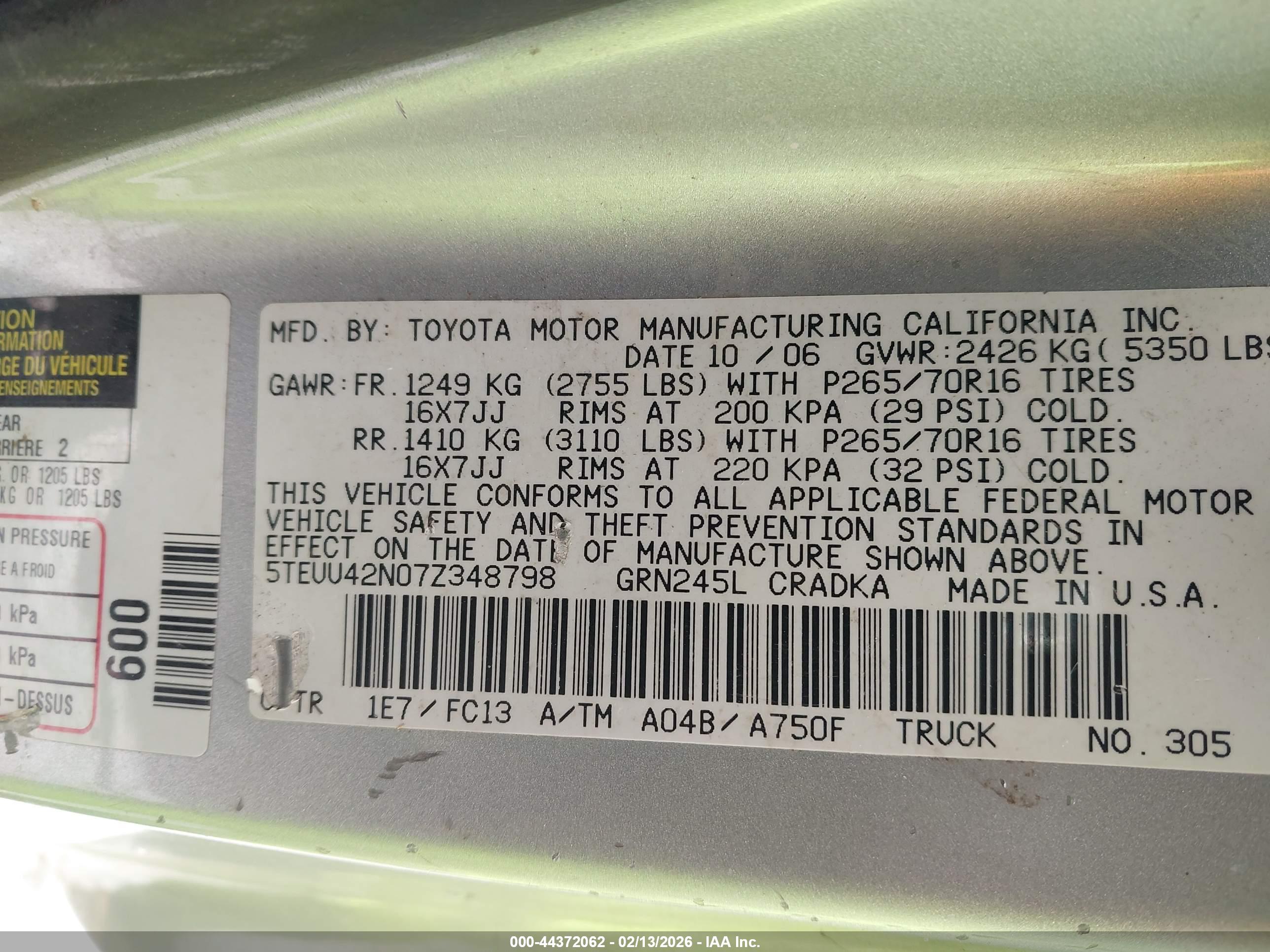 TOYOTA TACOMA image 9