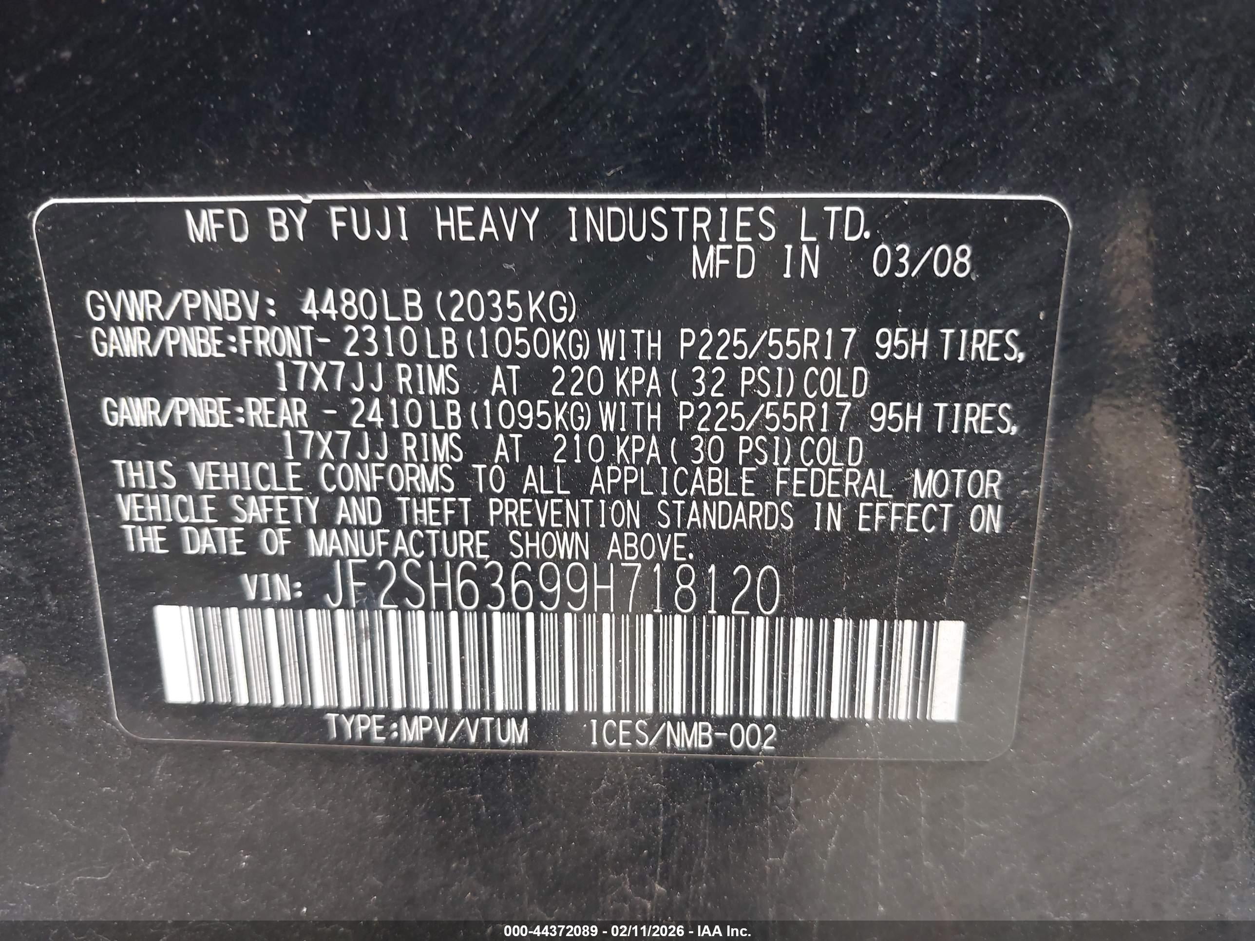 SUBARU FORESTER image 9
