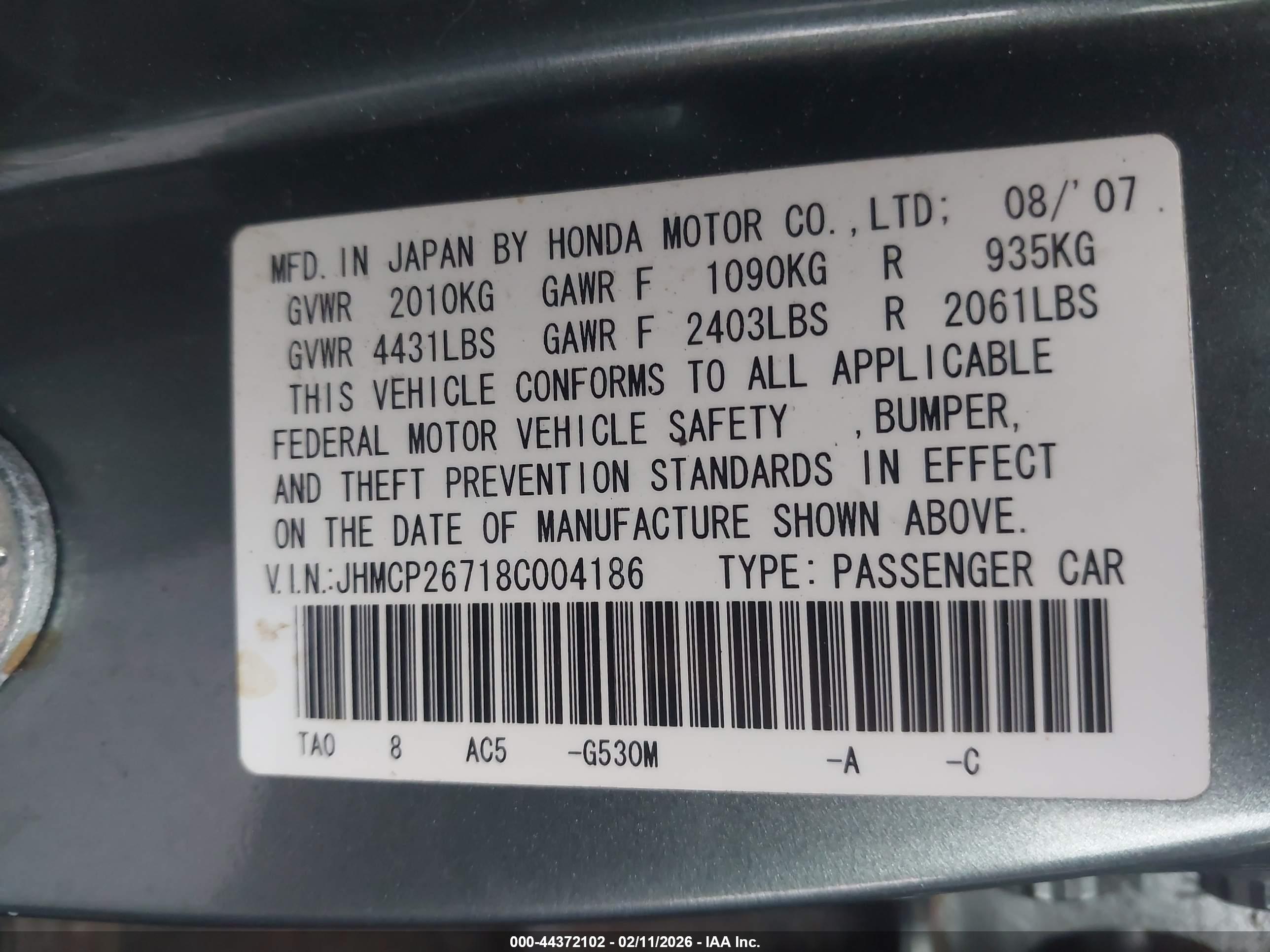 HONDA ACCORD image 9
