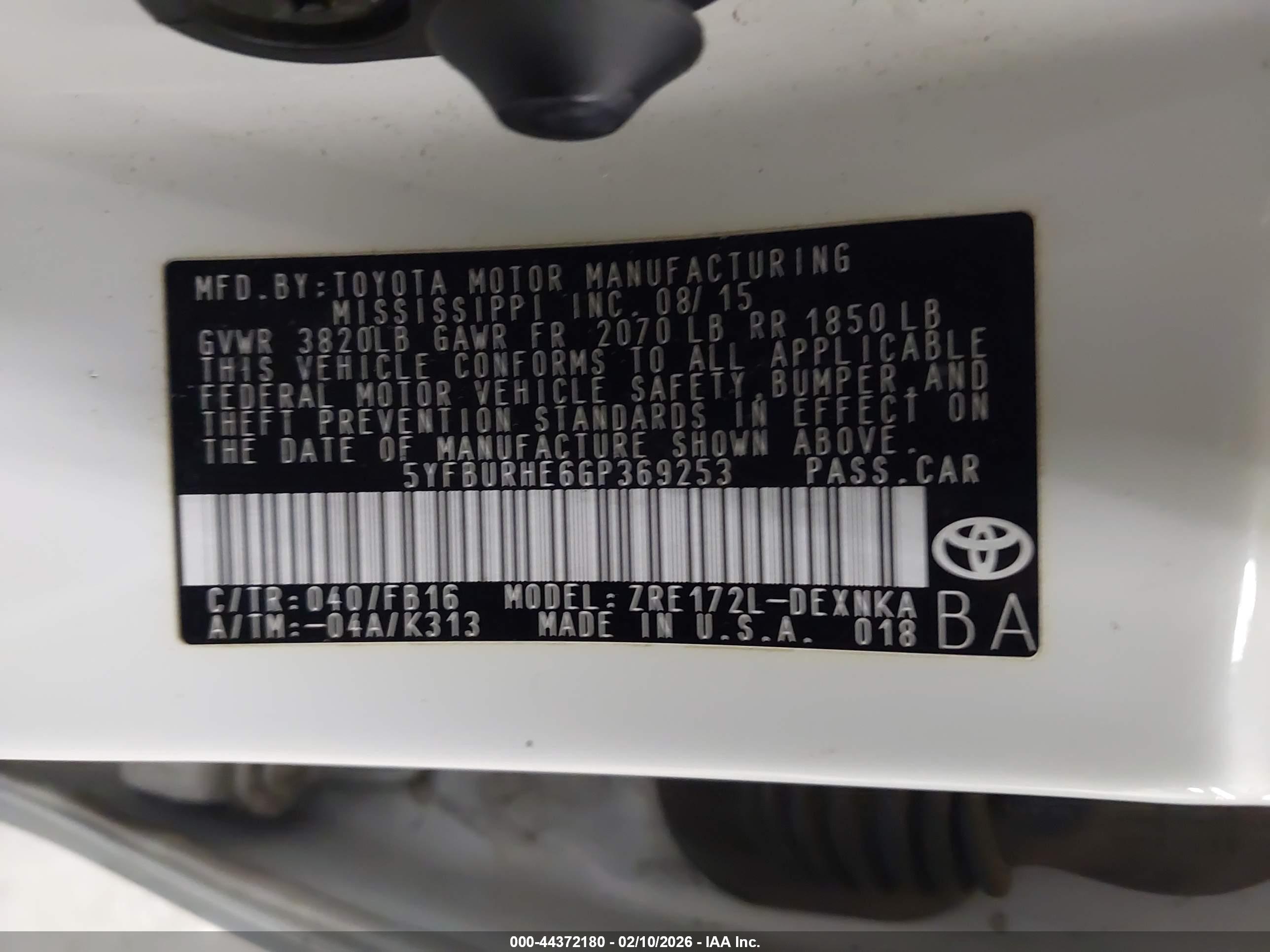 TOYOTA COROLLA image 9