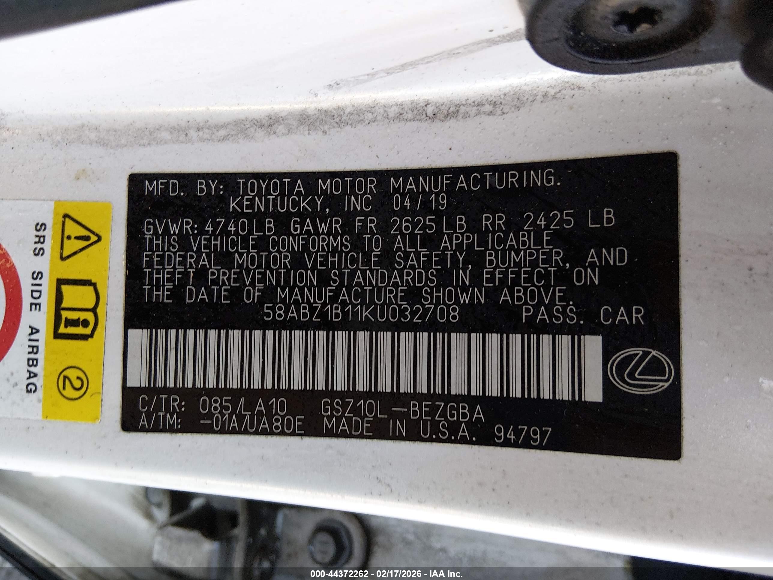 LEXUS ES image 9