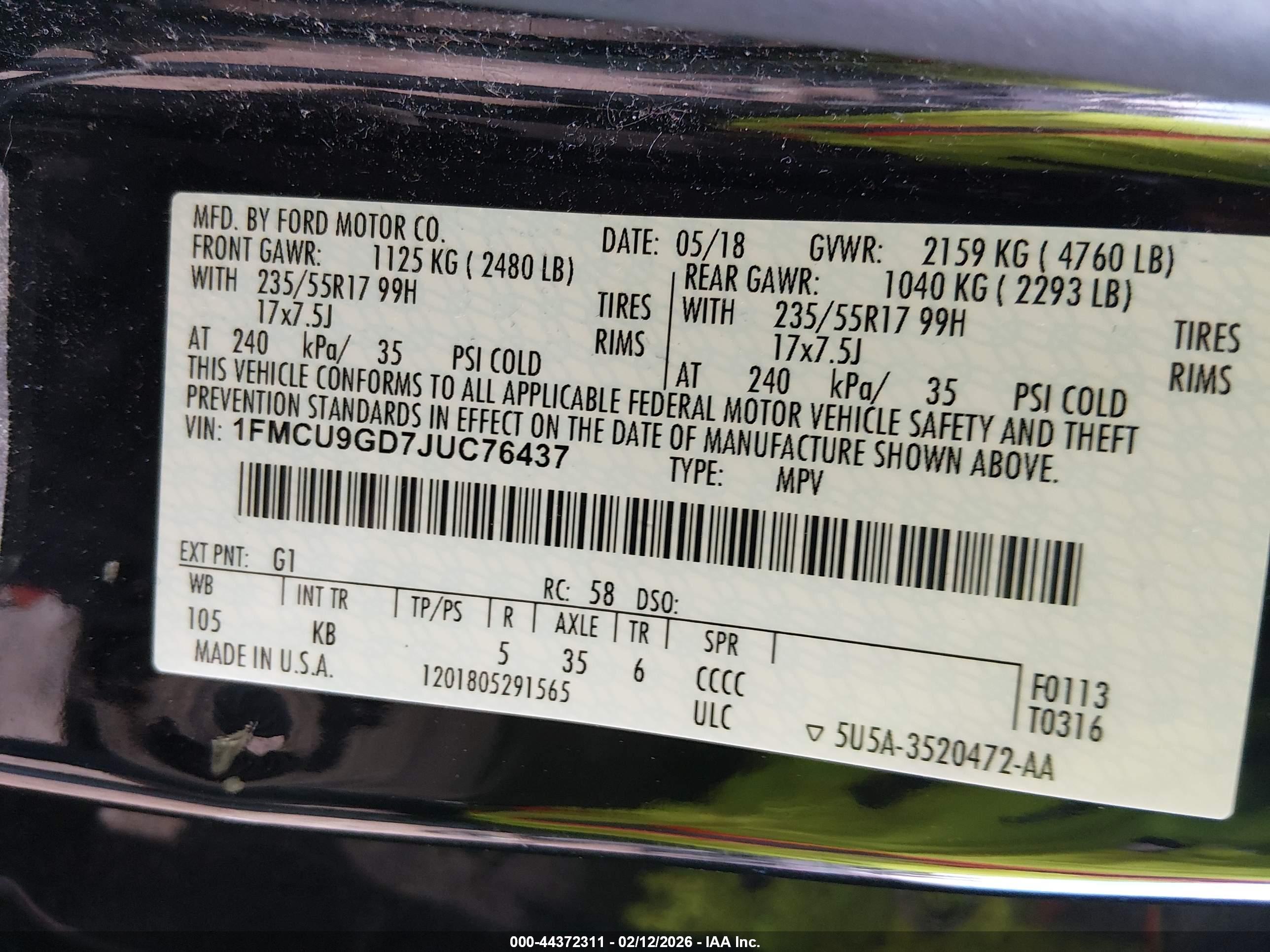 FORD ESCAPE image 9