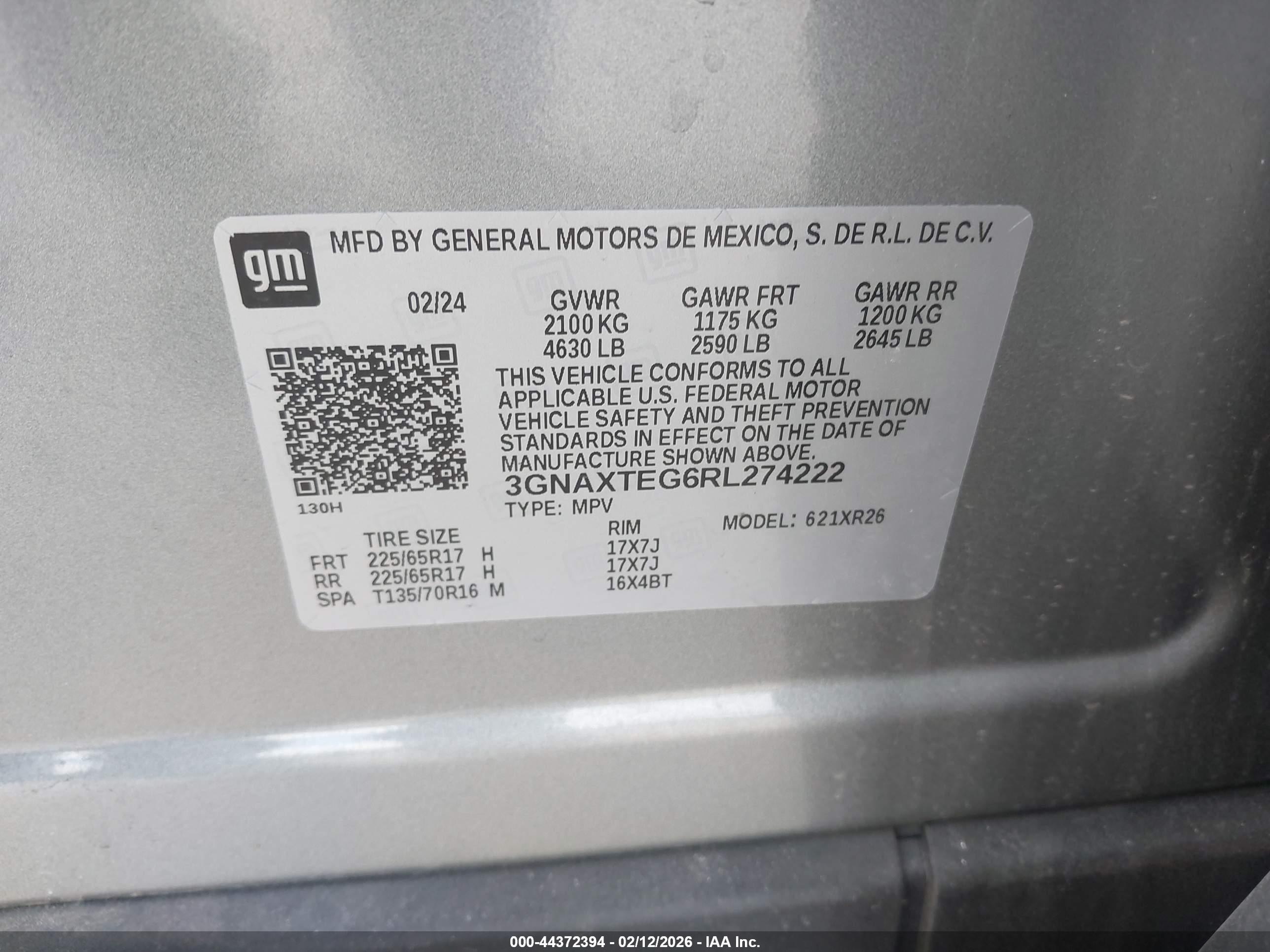 CHEVROLET EQUINOX image 9
