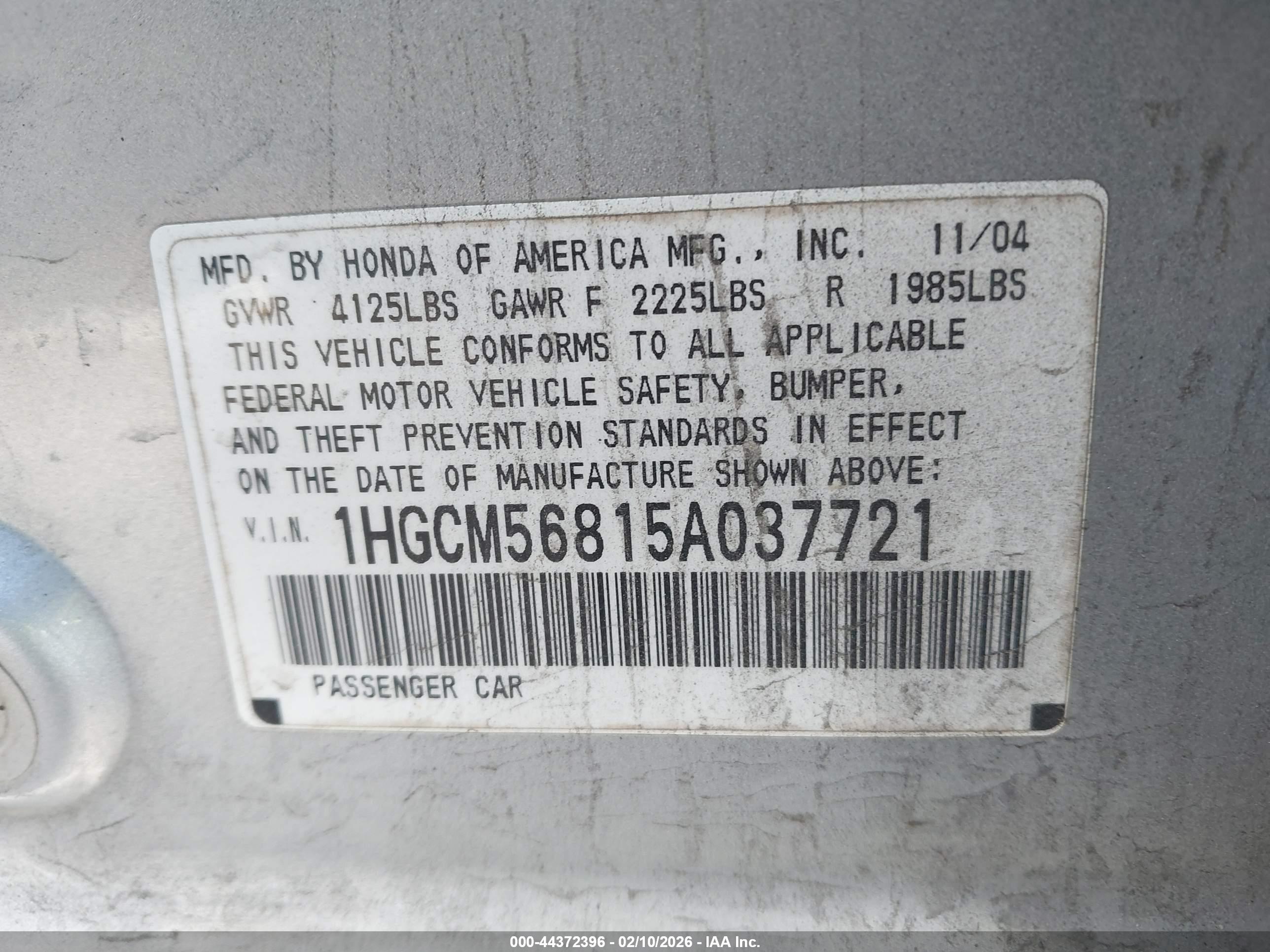 HONDA ACCORD image 9