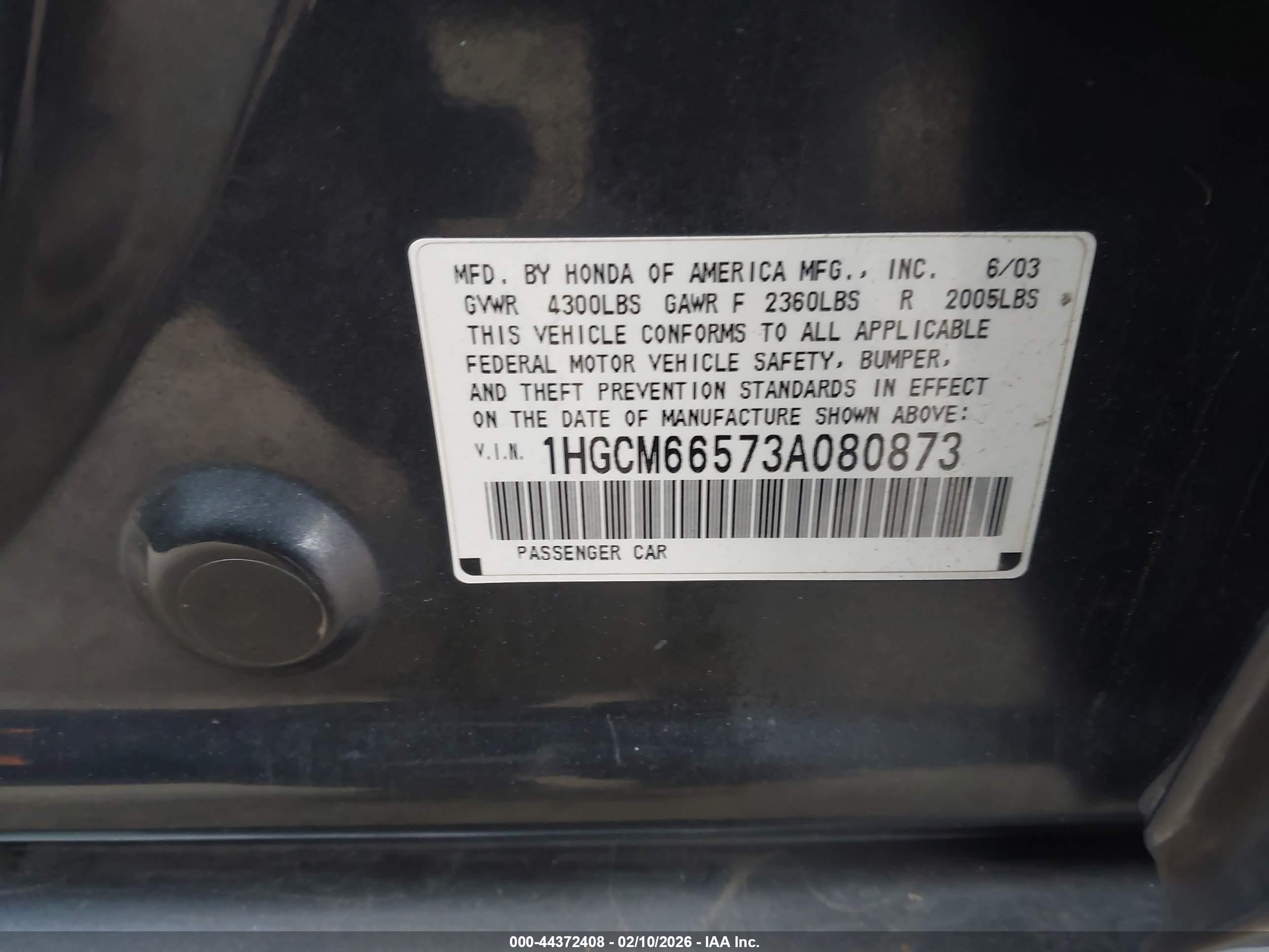 HONDA ACCORD image 9