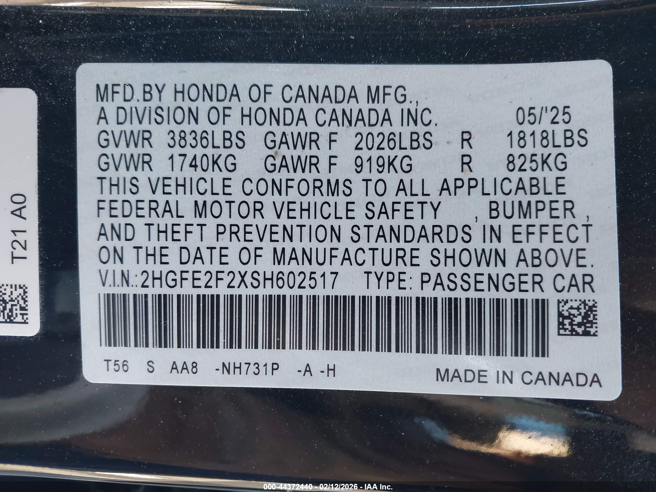 HONDA CIVIC image 9