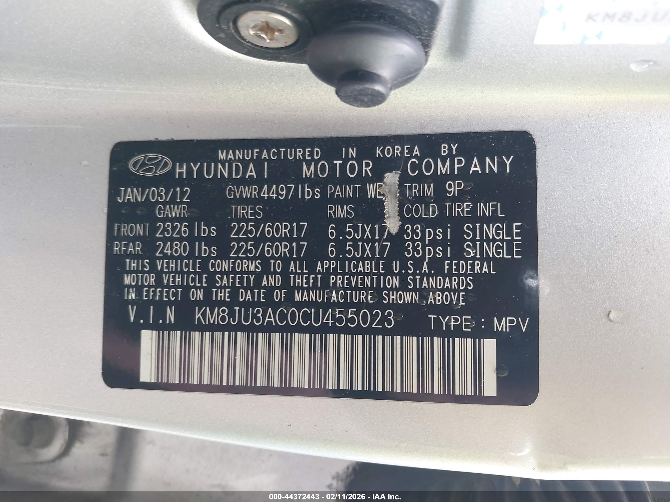 HYUNDAI TUCSON image 9