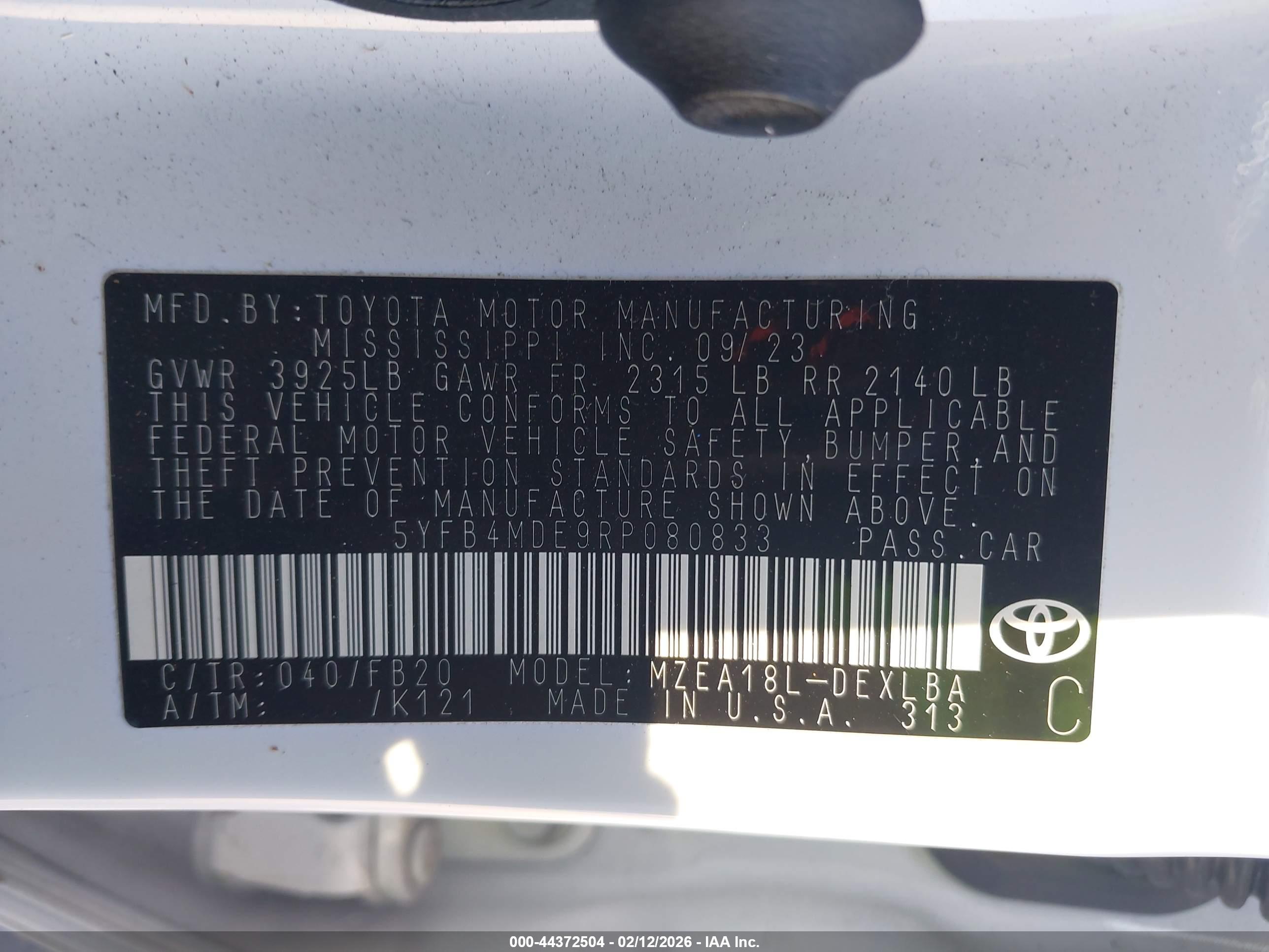TOYOTA COROLLA image 9
