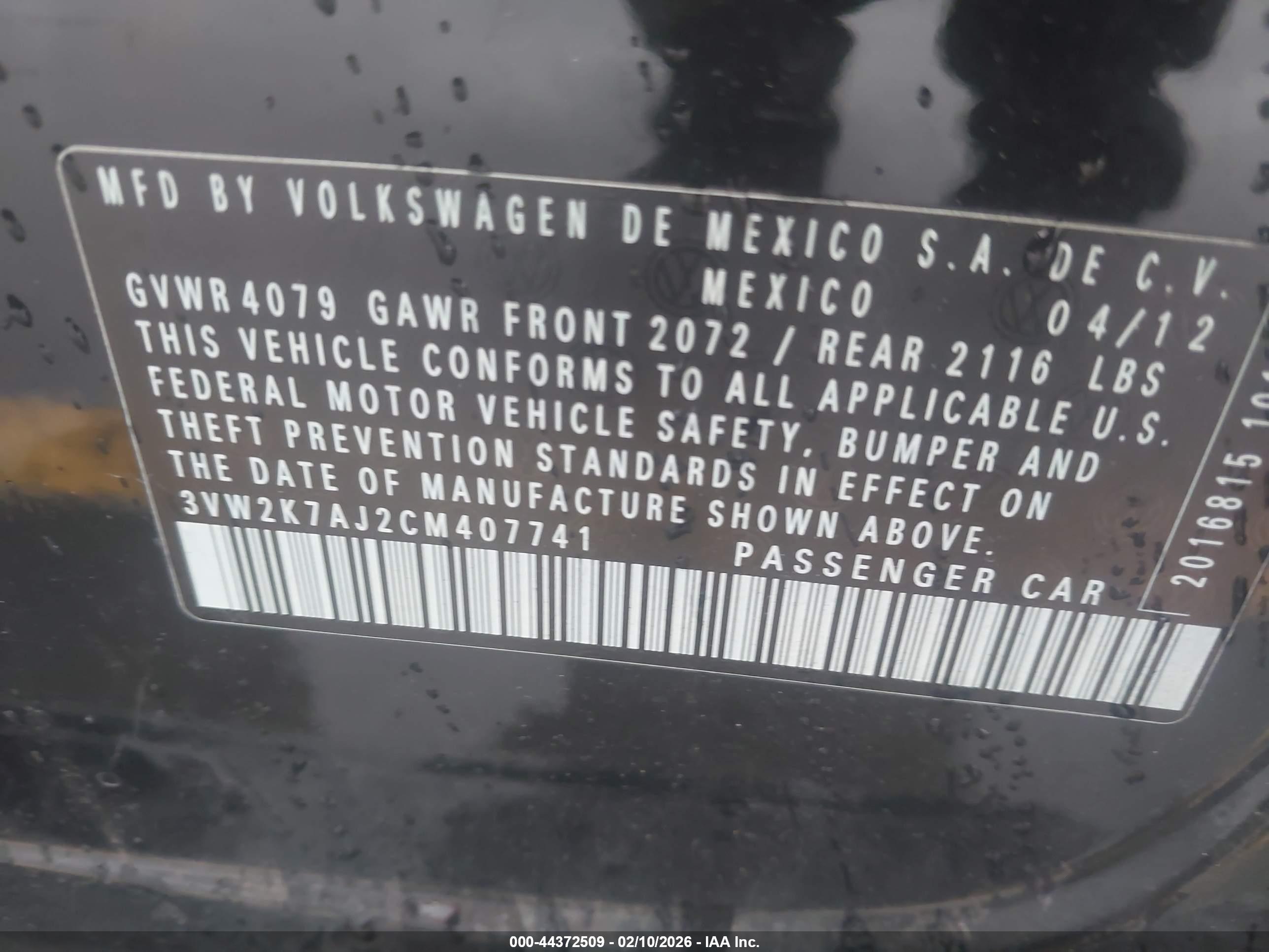 VOLKSWAGEN JETTA image 9