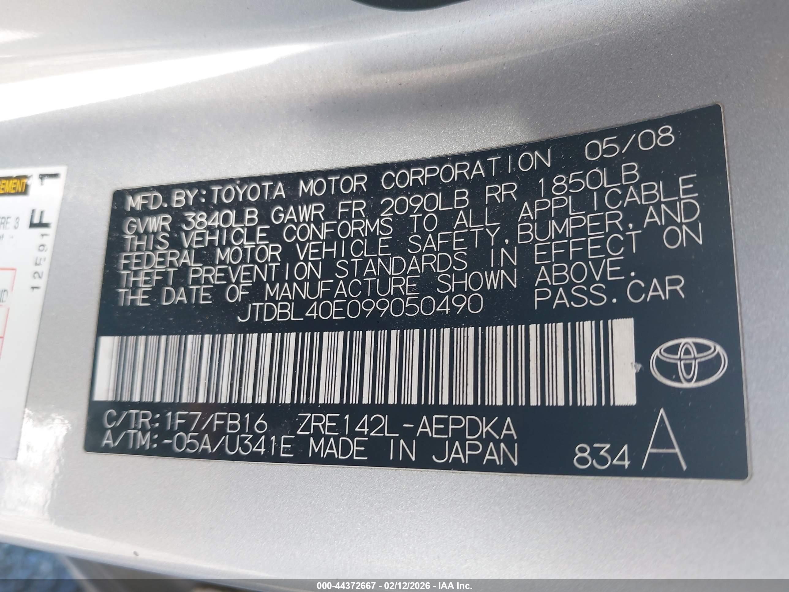 TOYOTA COROLLA image 9