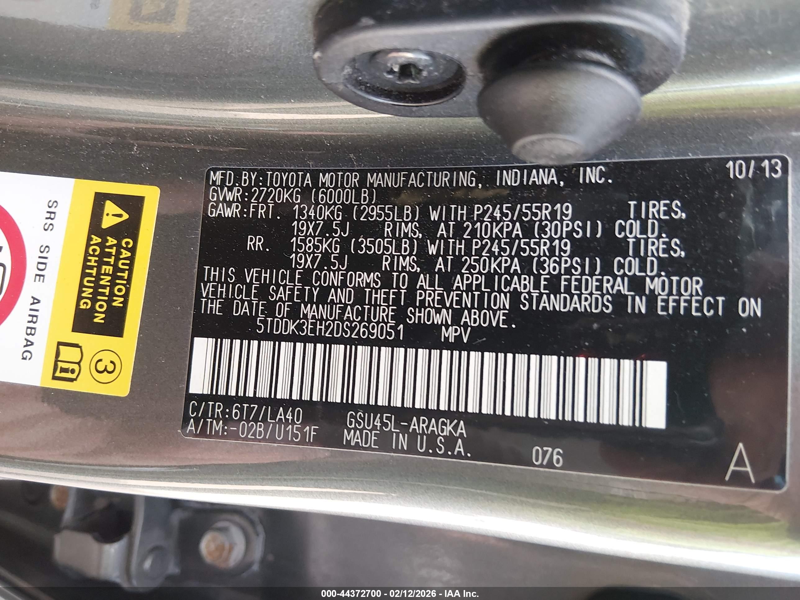 TOYOTA HIGHLANDER image 9