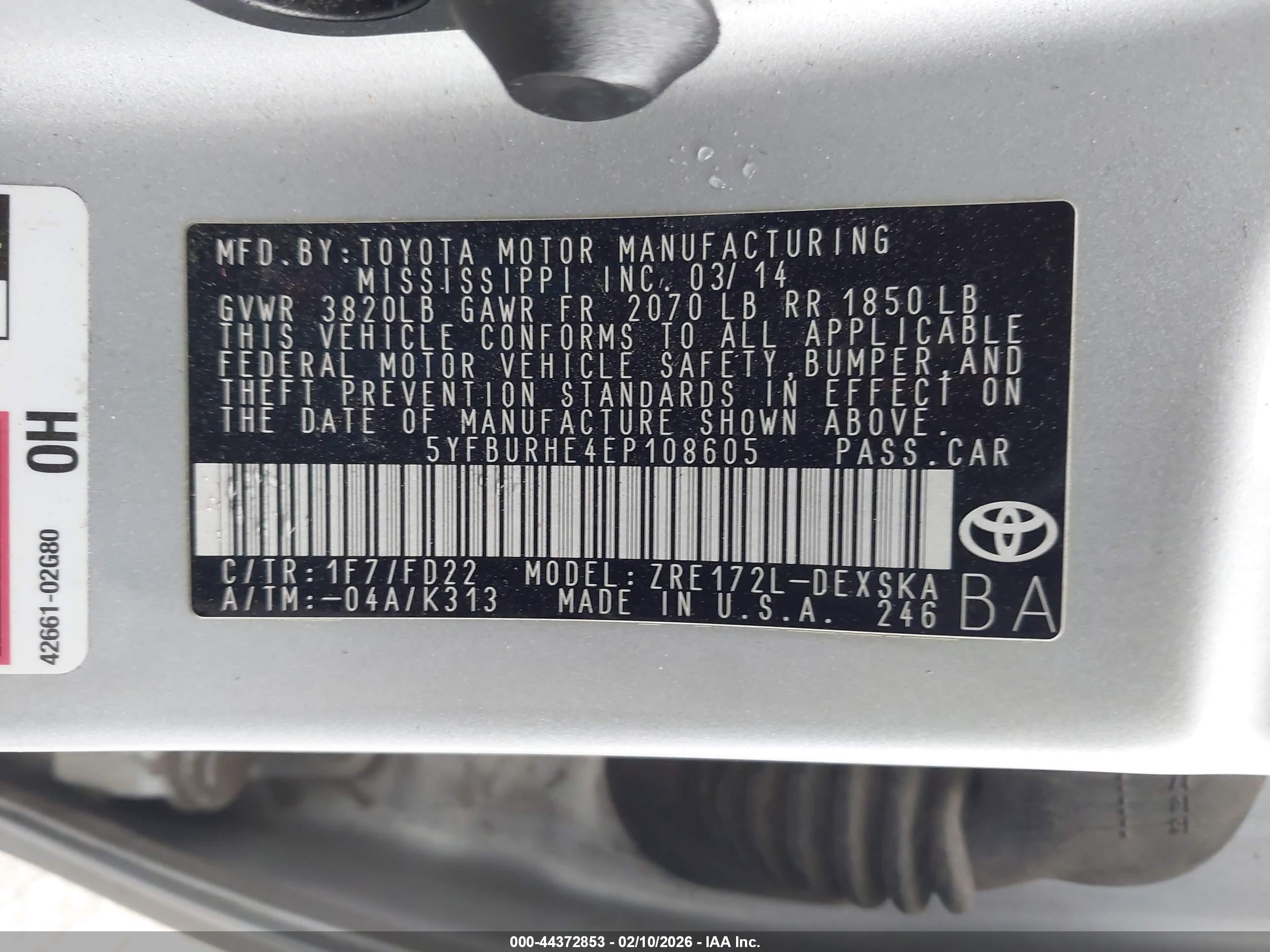 TOYOTA COROLLA image 9