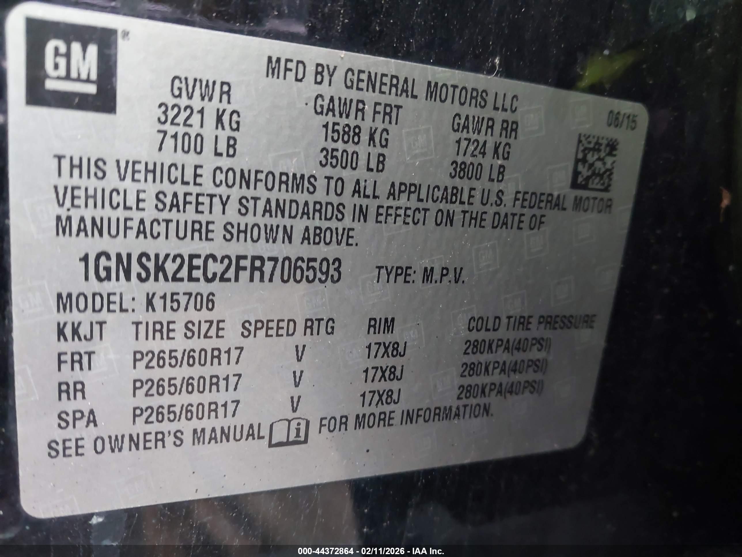 CHEVROLET TAHOE image 9