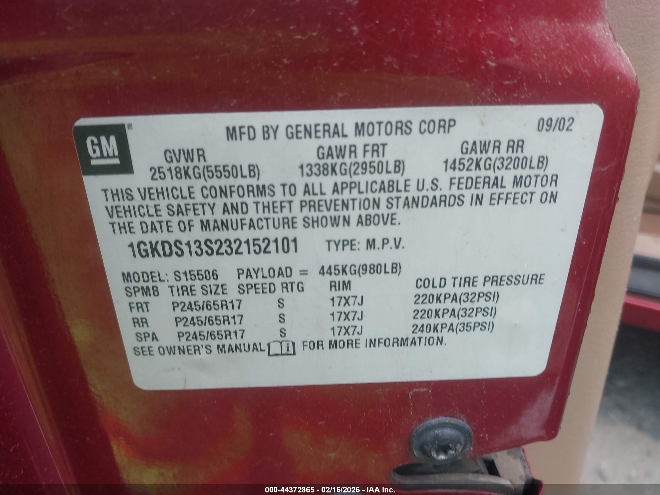 GMC ENVOY image 9