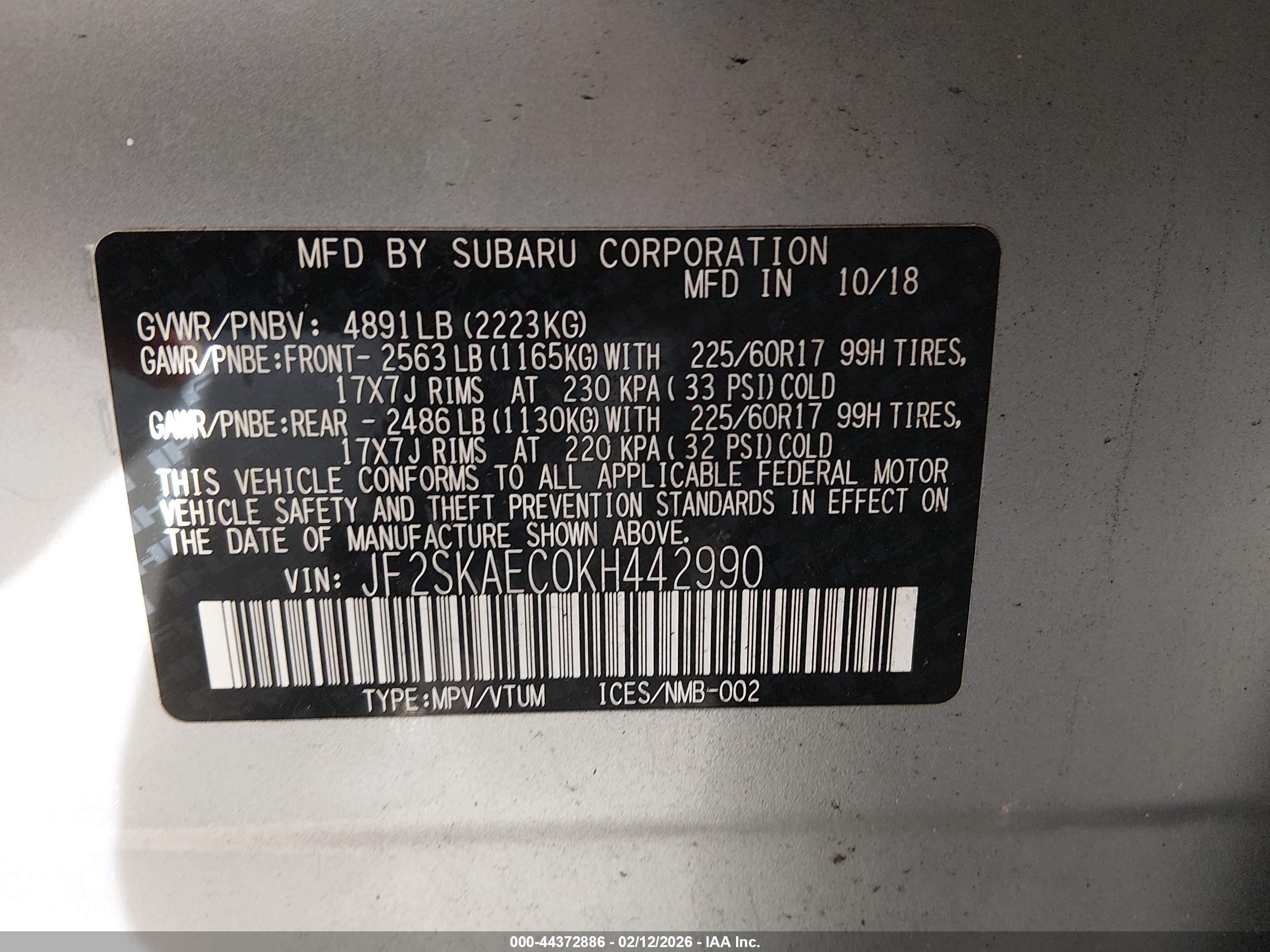 SUBARU FORESTER image 9