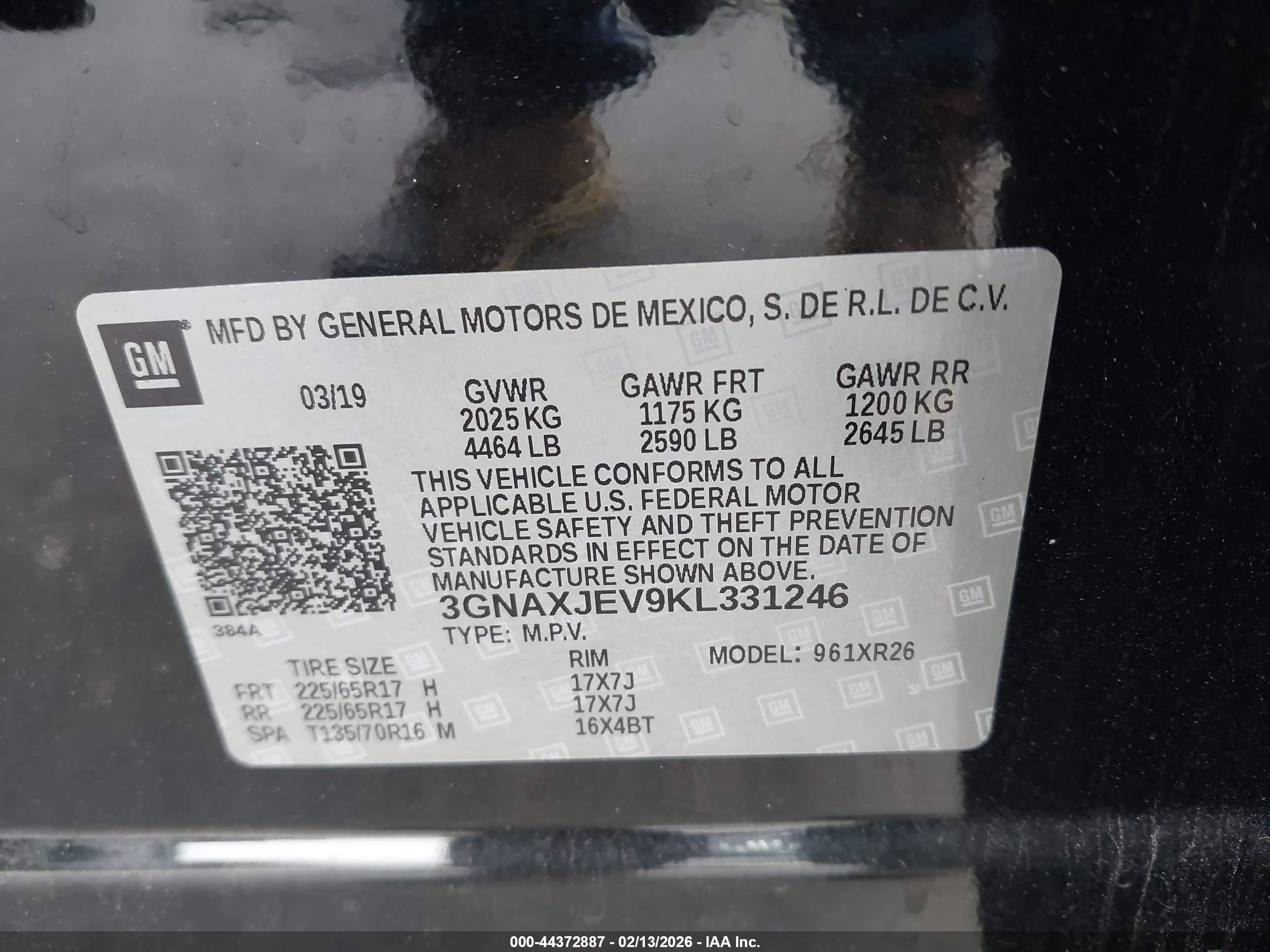 CHEVROLET EQUINOX image 9