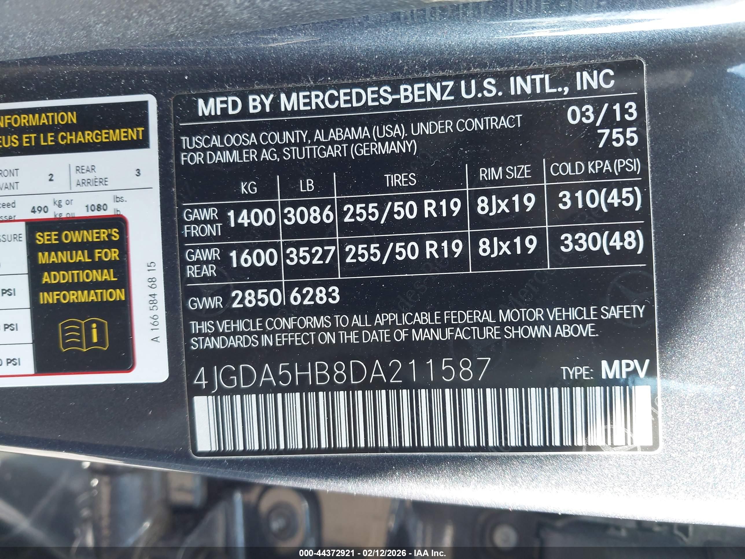 MERCEDES-BENZ ML image 9