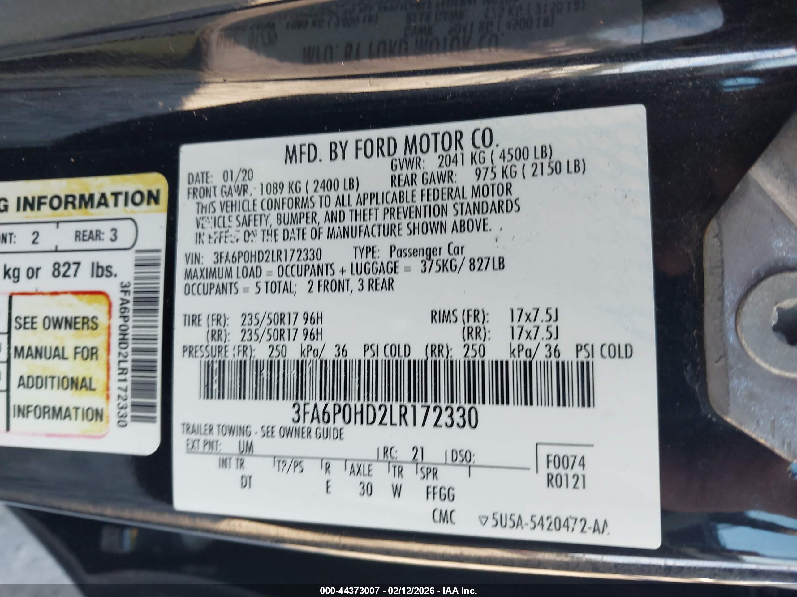 FORD FUSION image 9