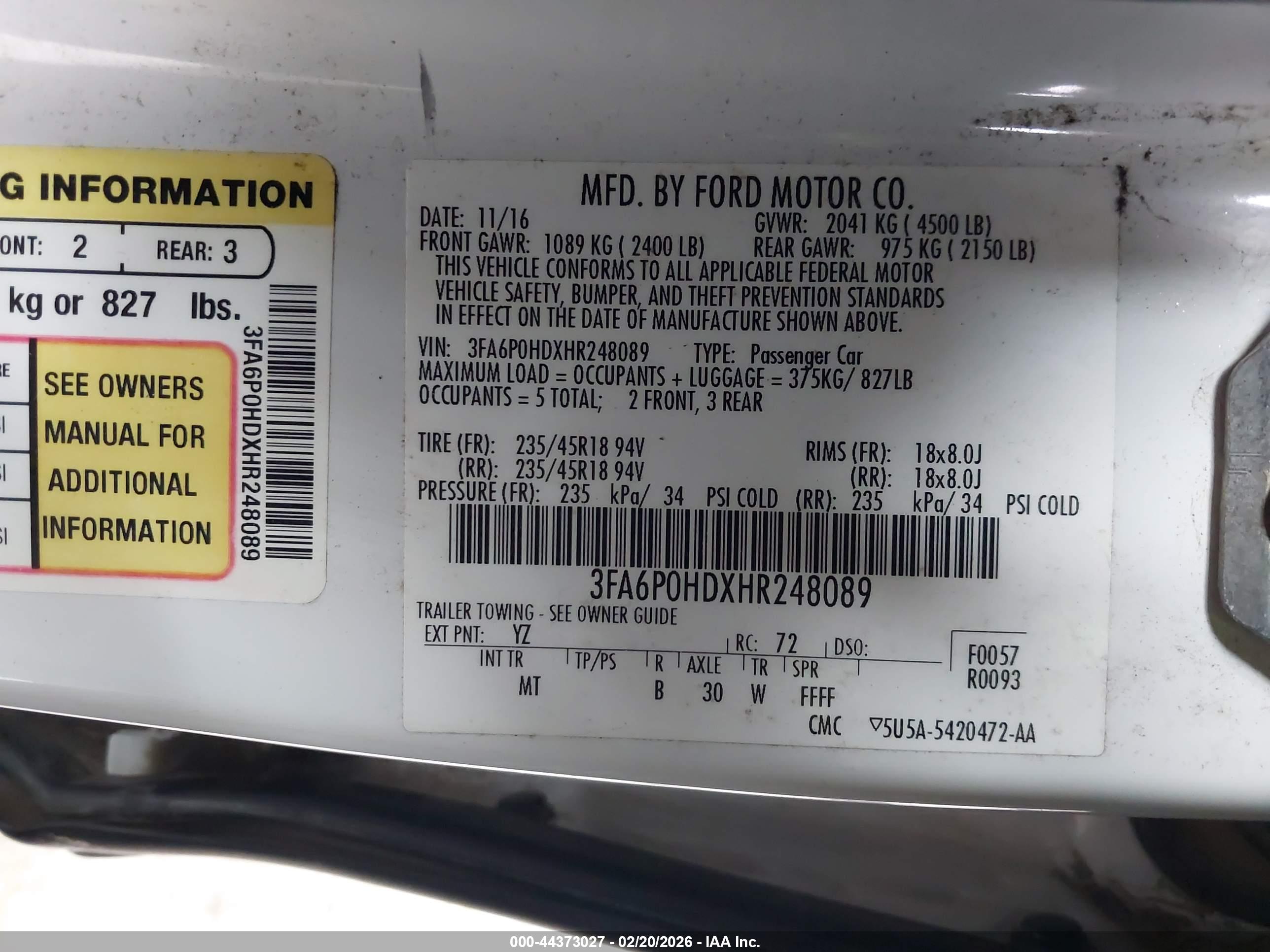 FORD FUSION image 9