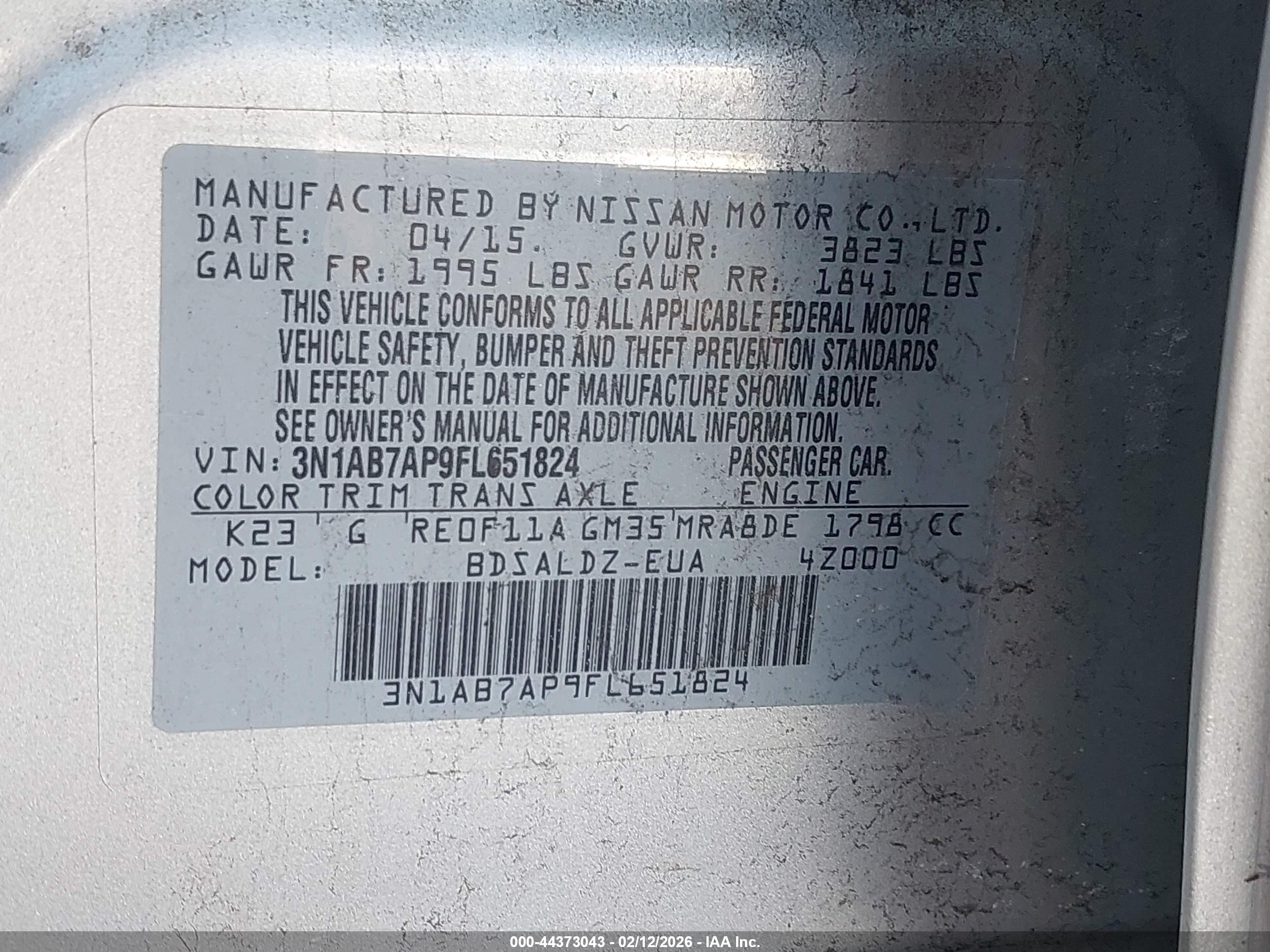 NISSAN SENTRA image 9