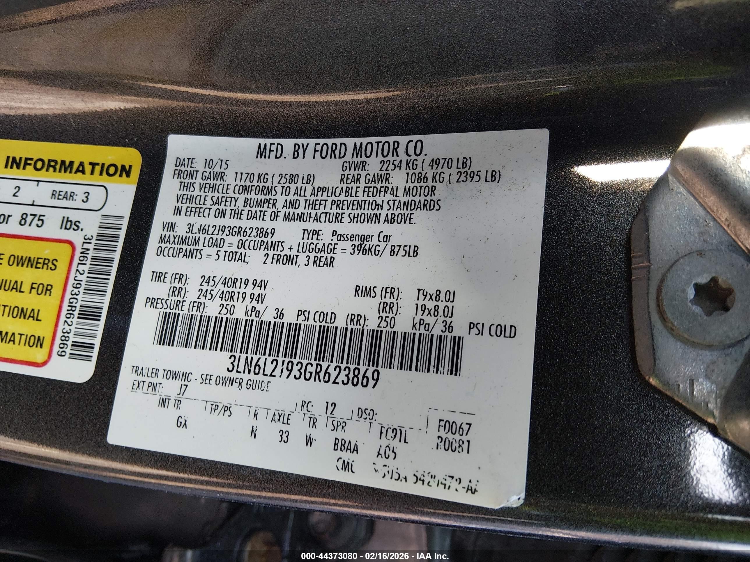LINCOLN MKZ image 9