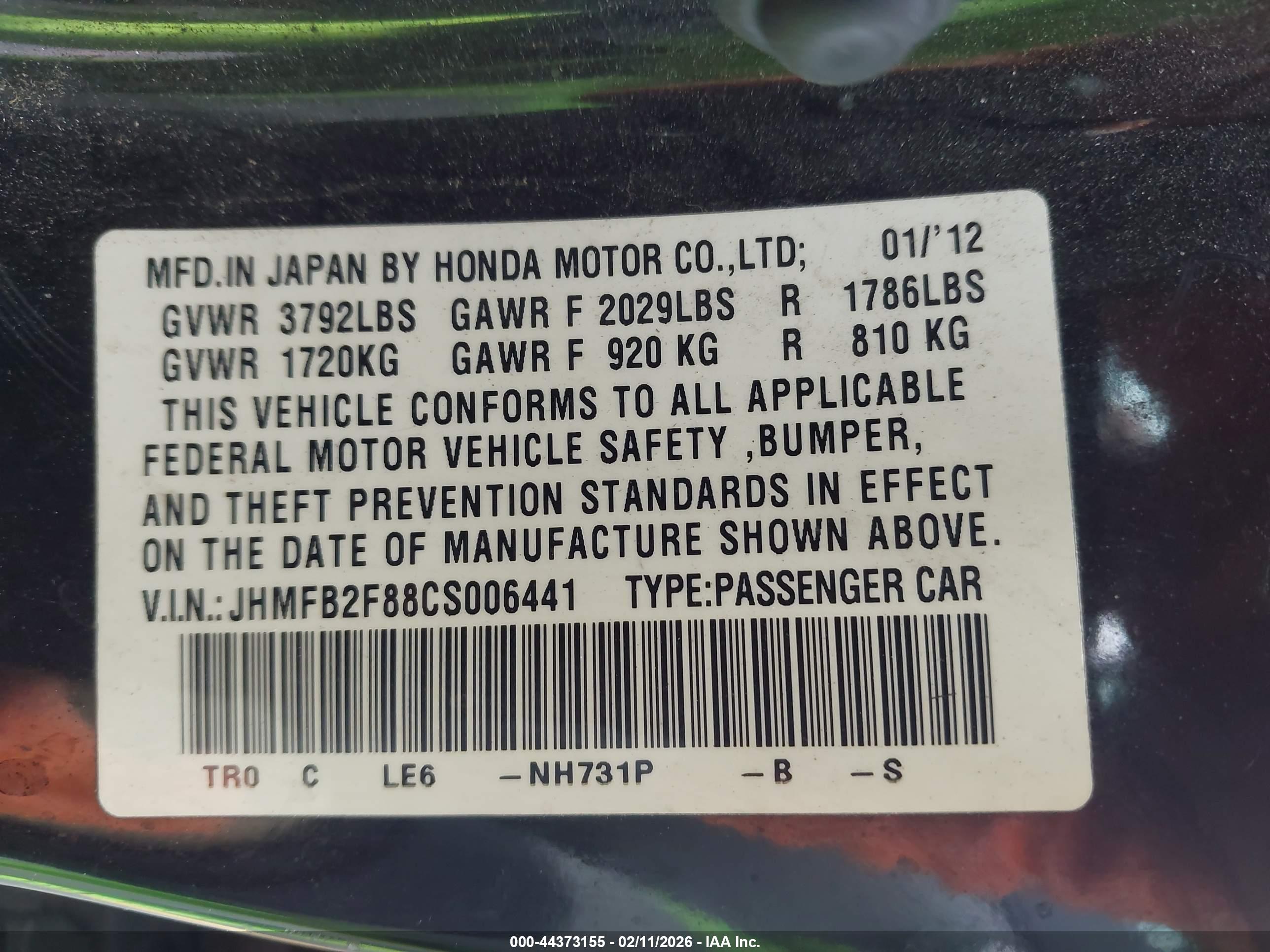 HONDA CIVIC image 9