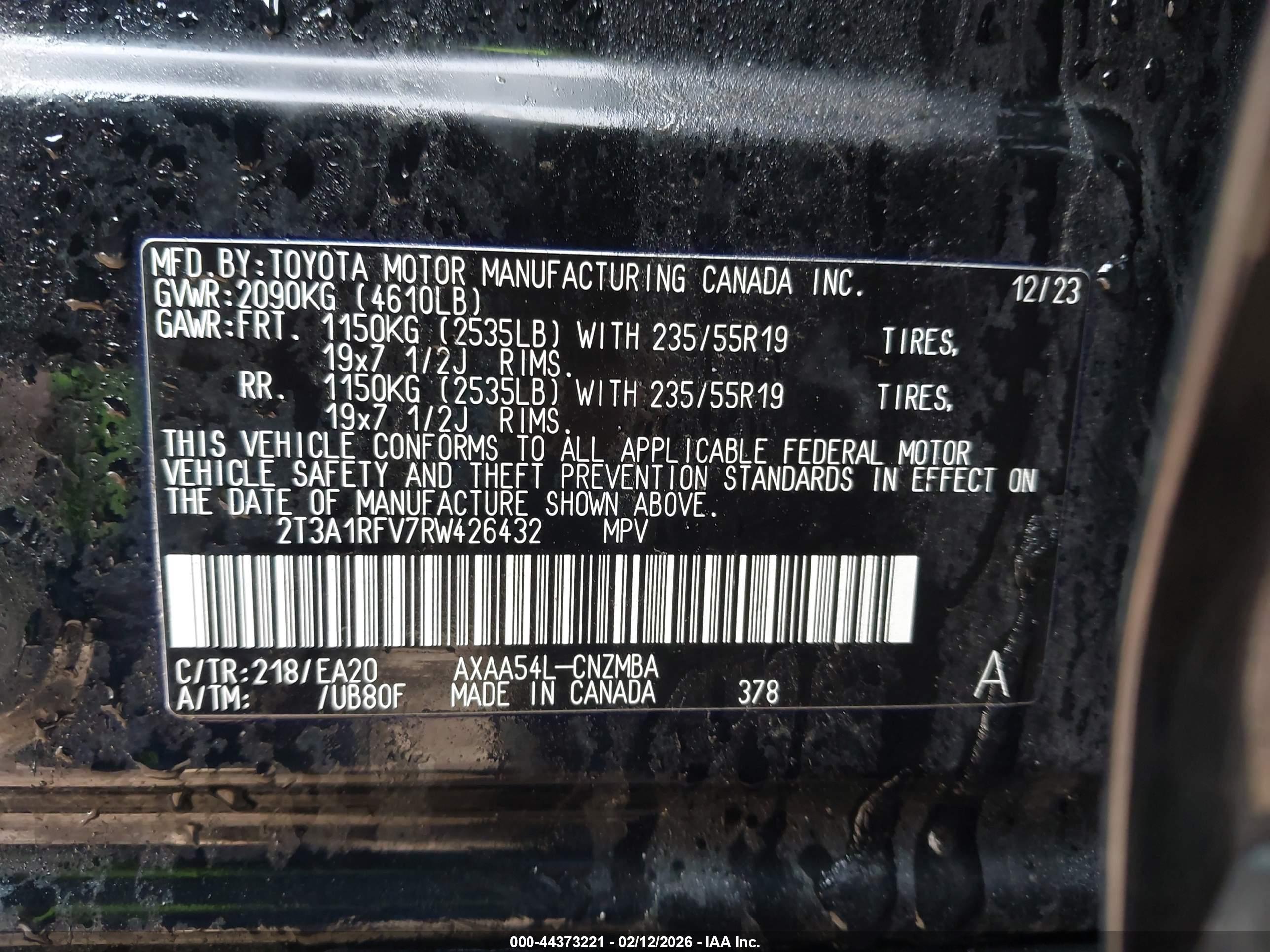 TOYOTA RAV4 image 9