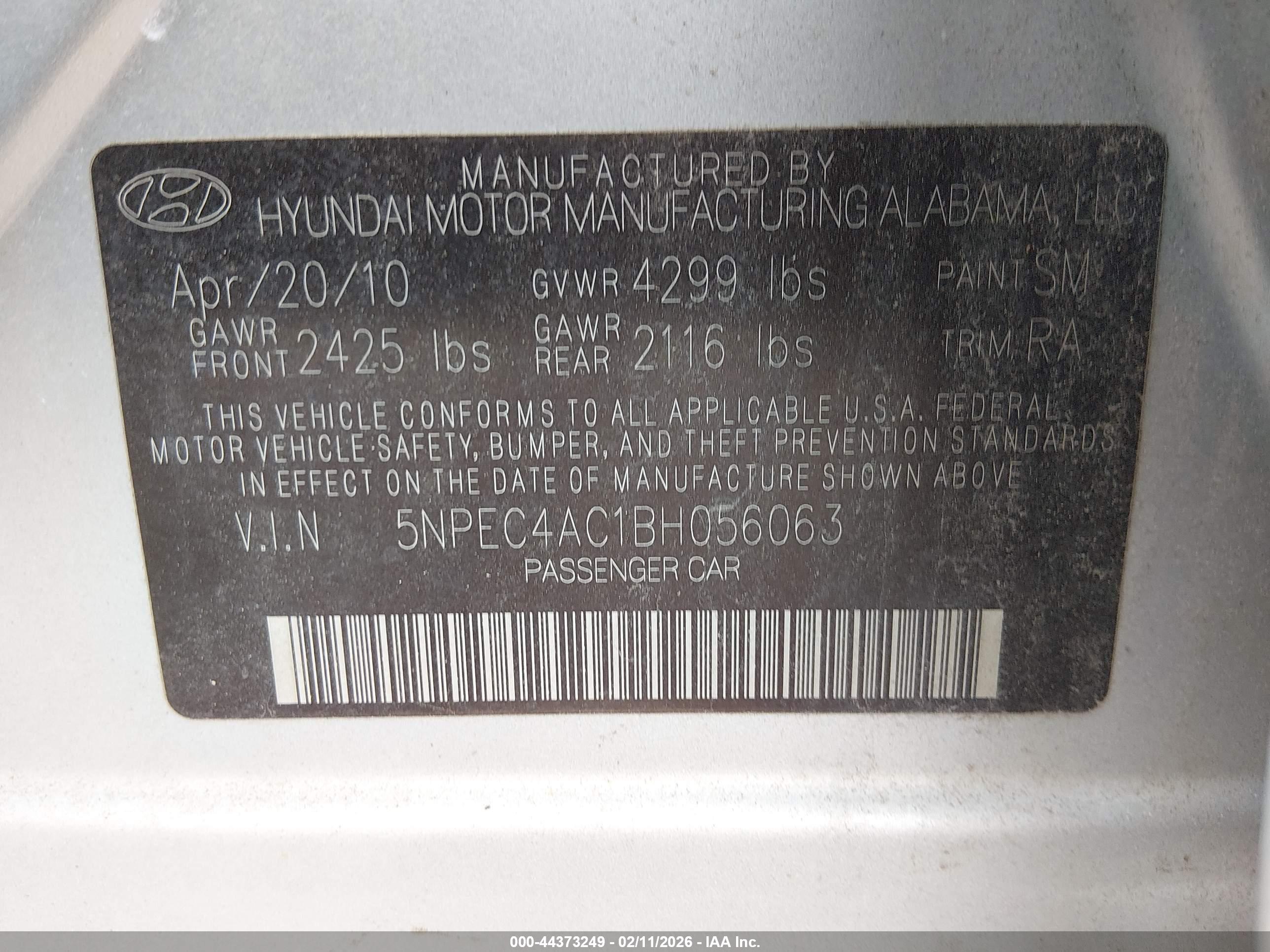 HYUNDAI SONATA image 9