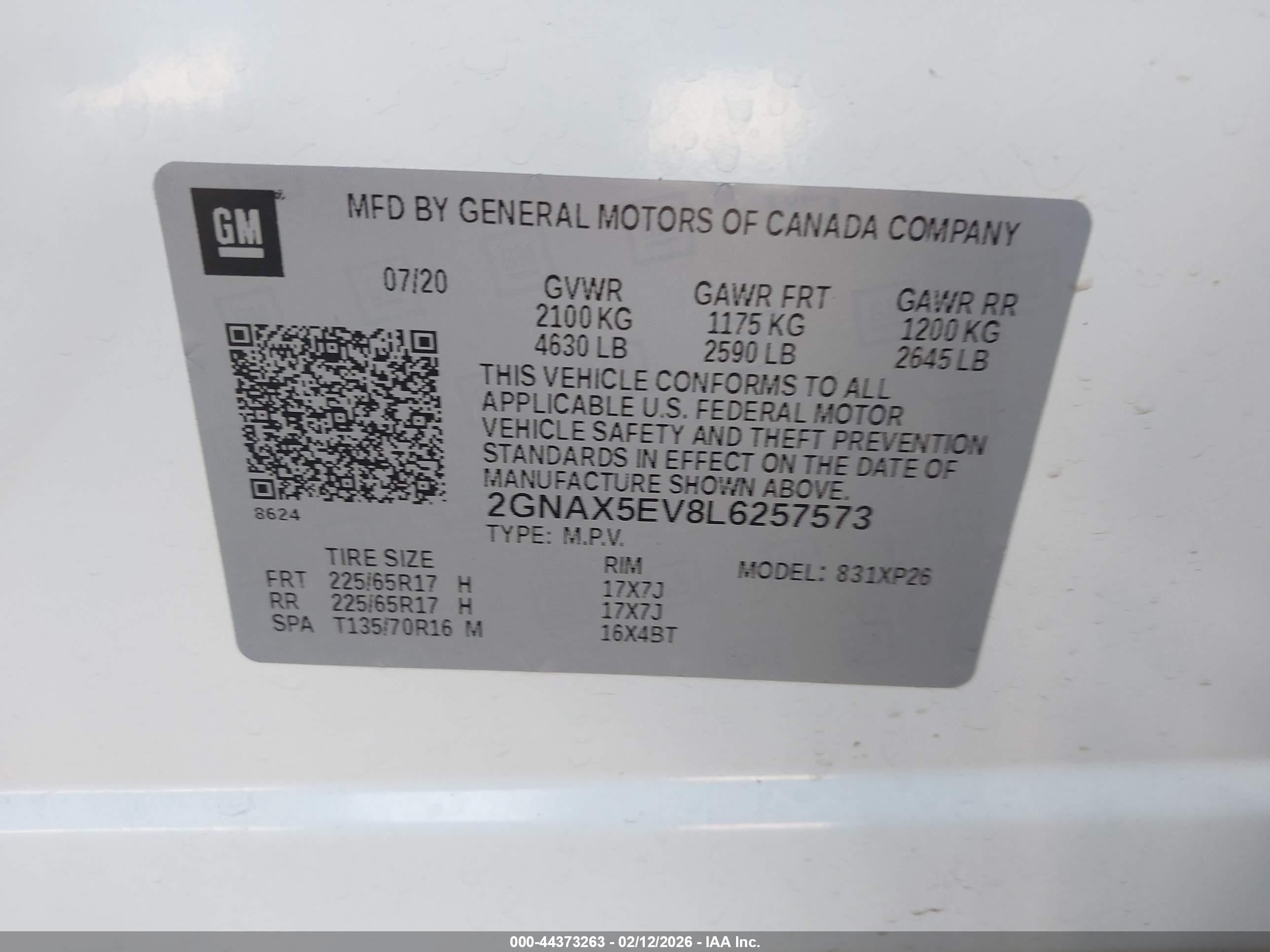 CHEVROLET EQUINOX image 9