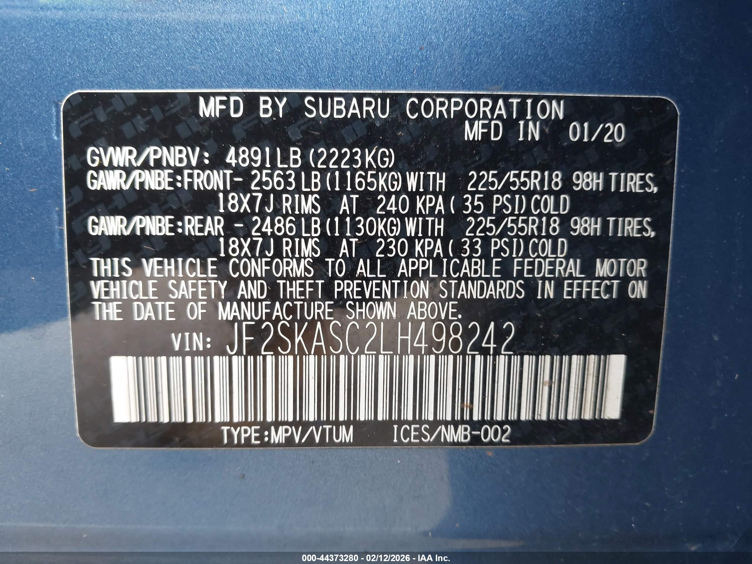 SUBARU FORESTER image 9