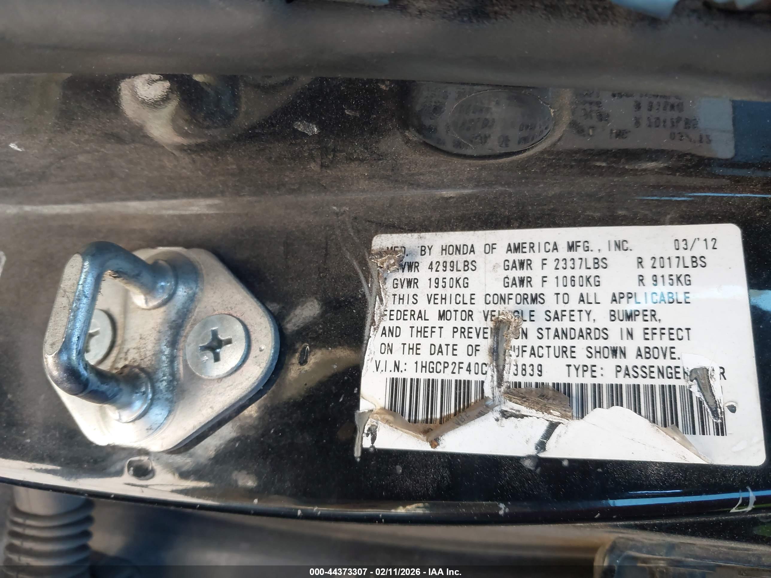 HONDA ACCORD image 9