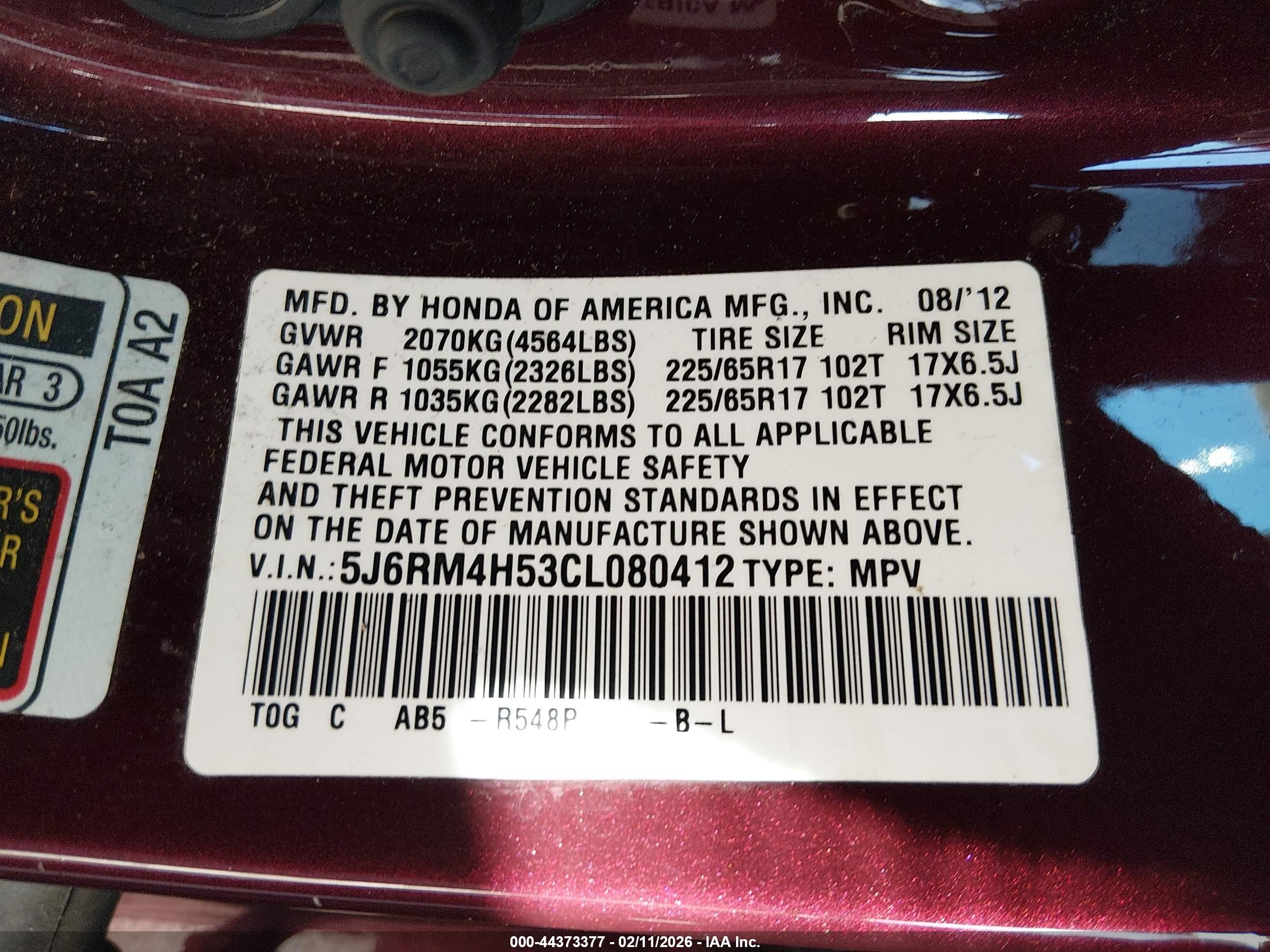 HONDA CR-V image 9