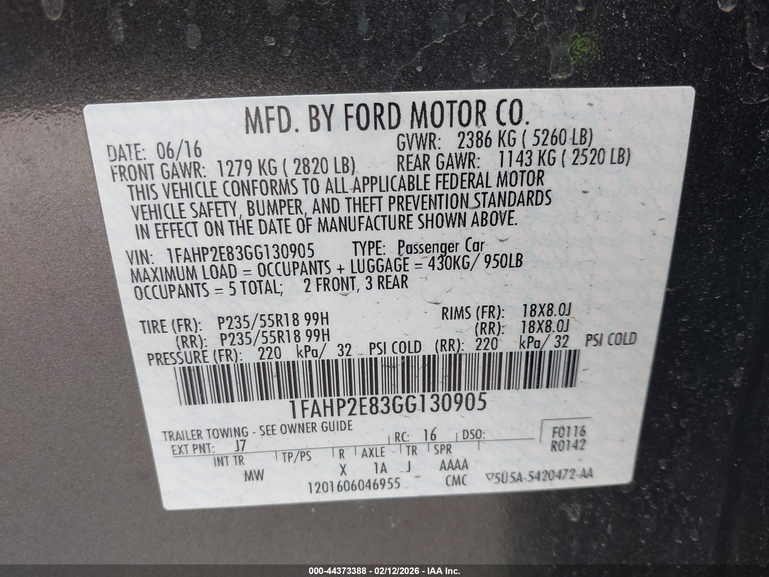 FORD TAURUS image 9