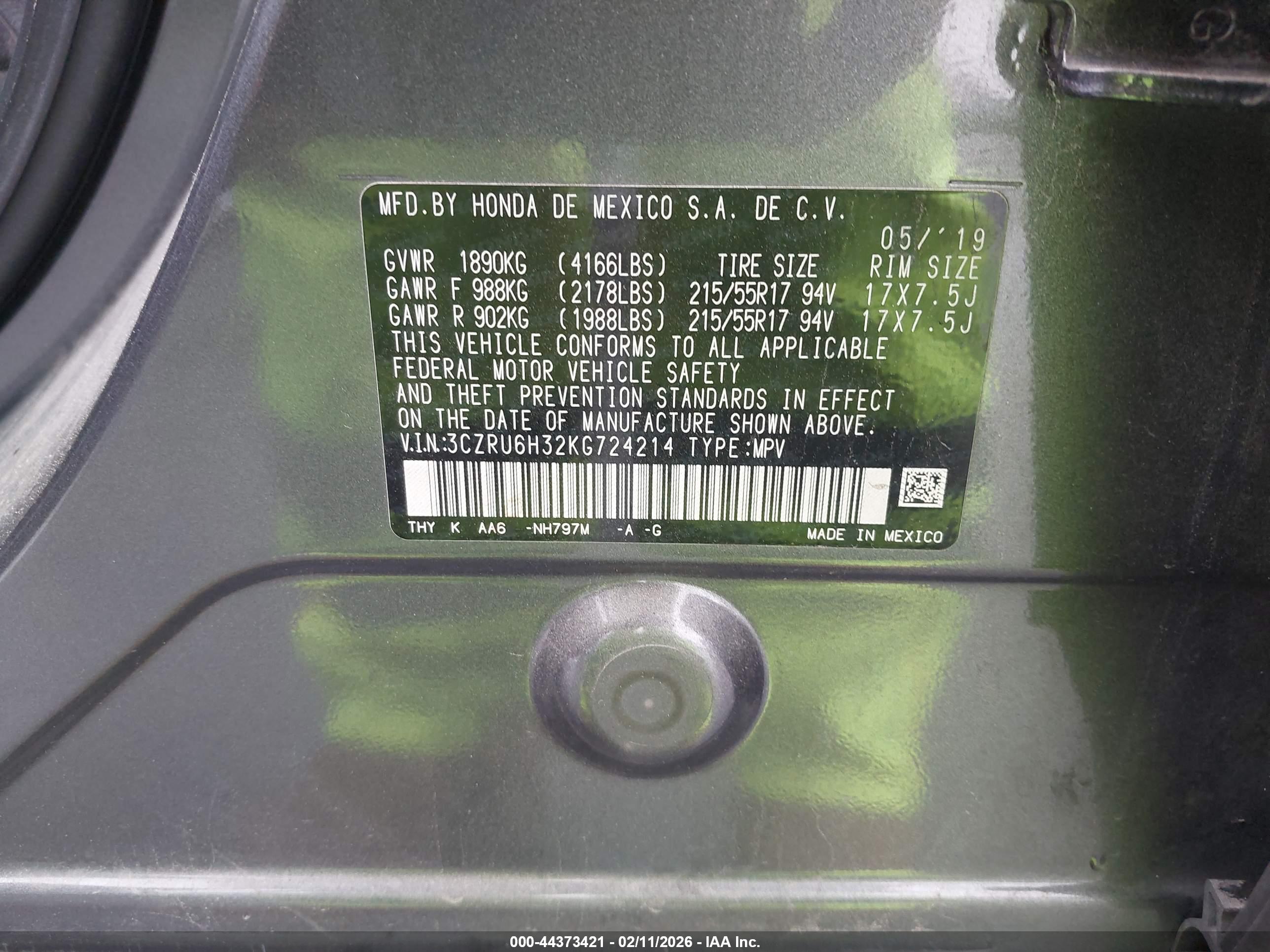 HONDA HR-V image 9
