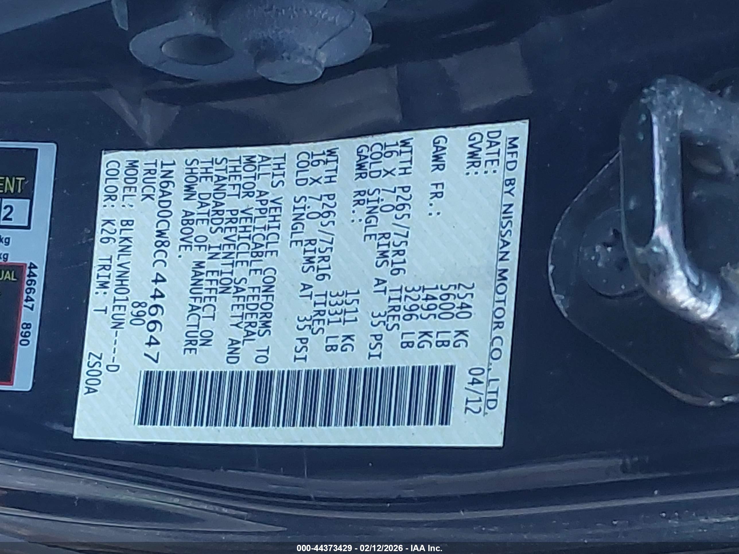 NISSAN FRONTIER image 9