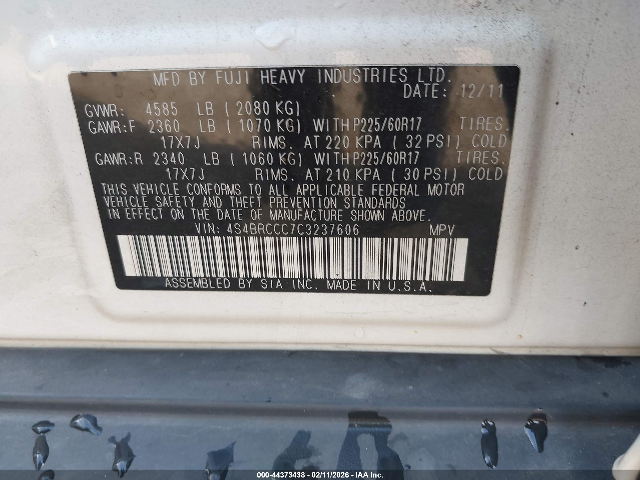 SUBARU OUTBACK image 9