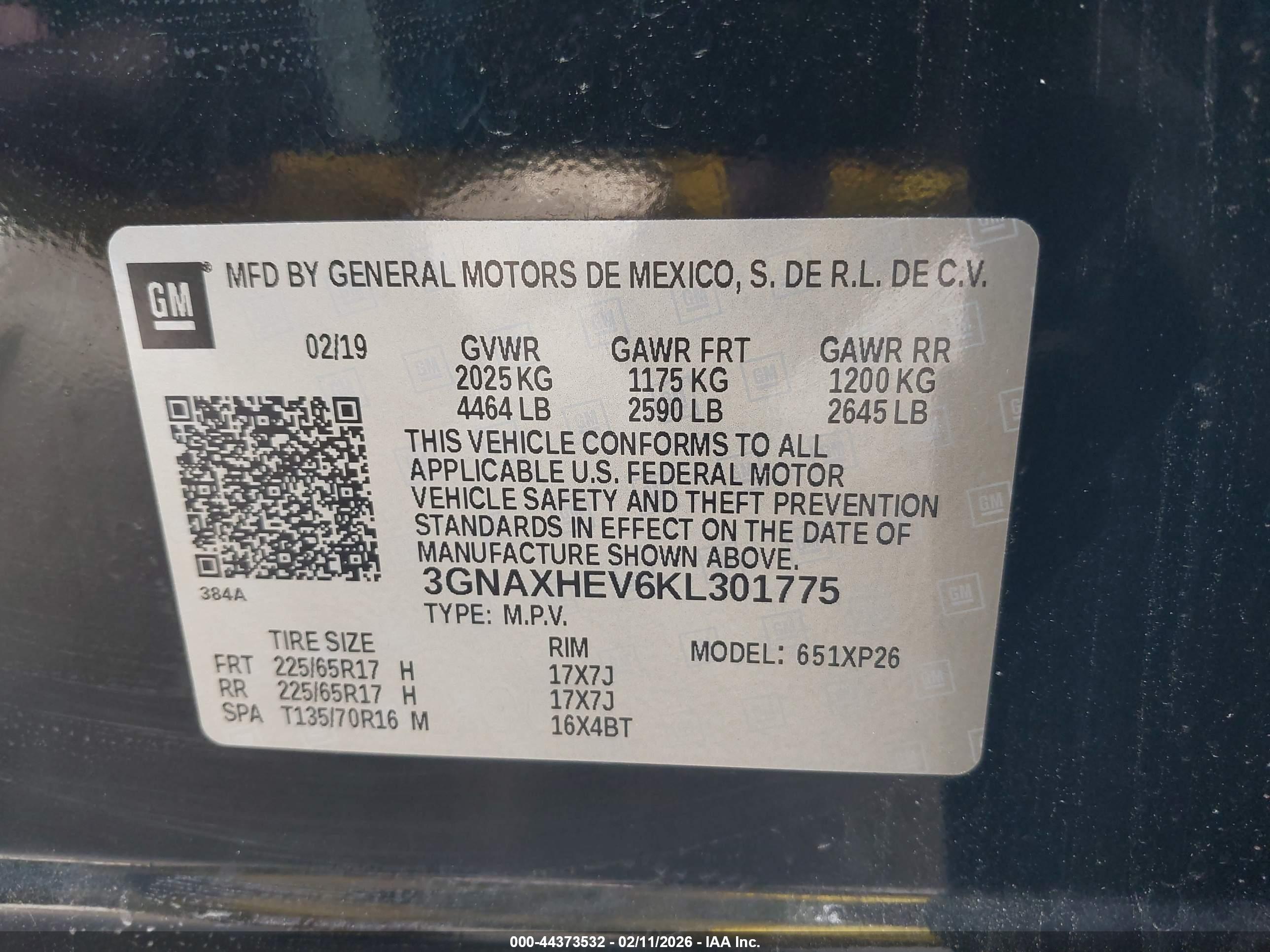 CHEVROLET EQUINOX image 9