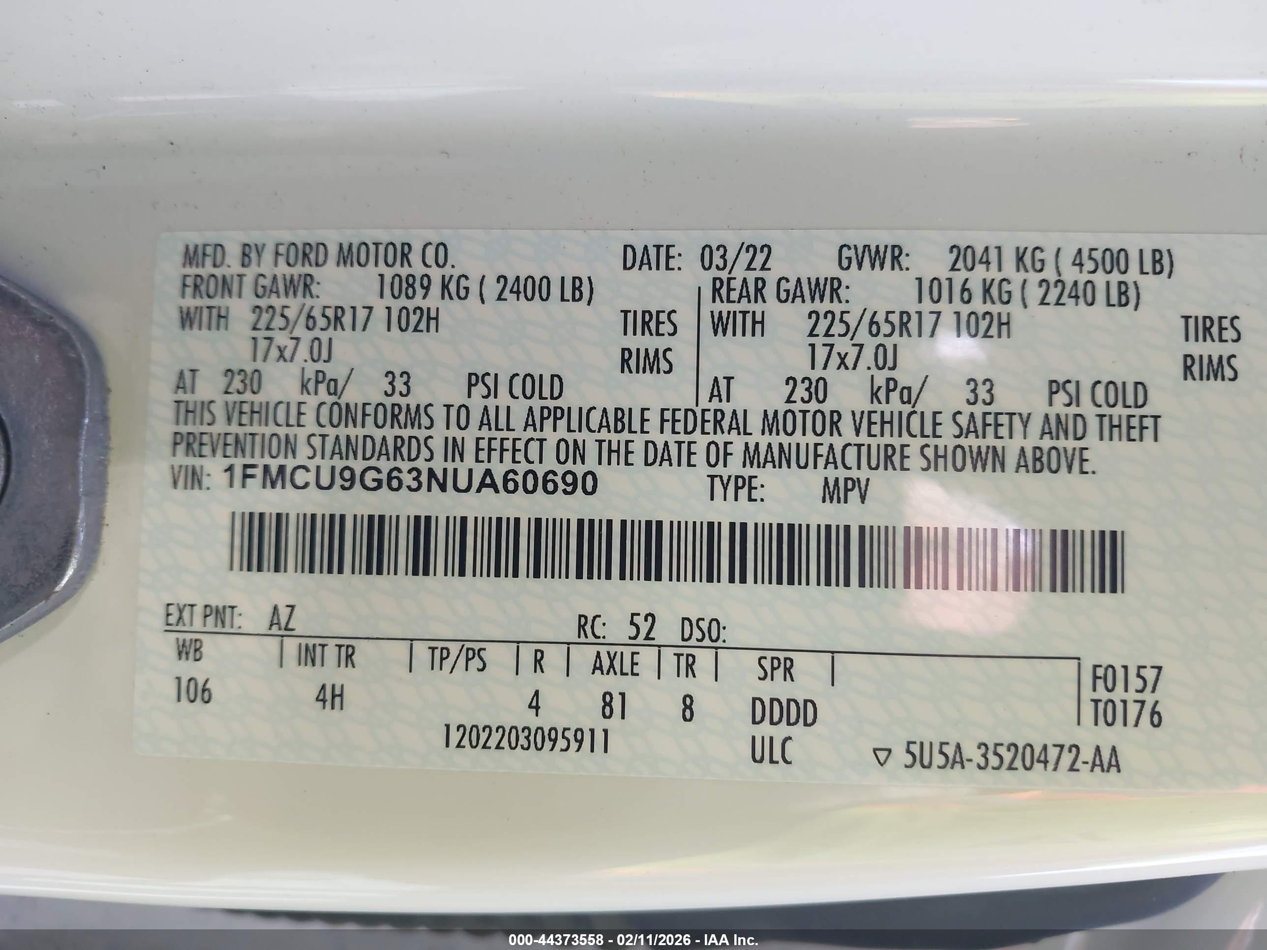 FORD ESCAPE image 9