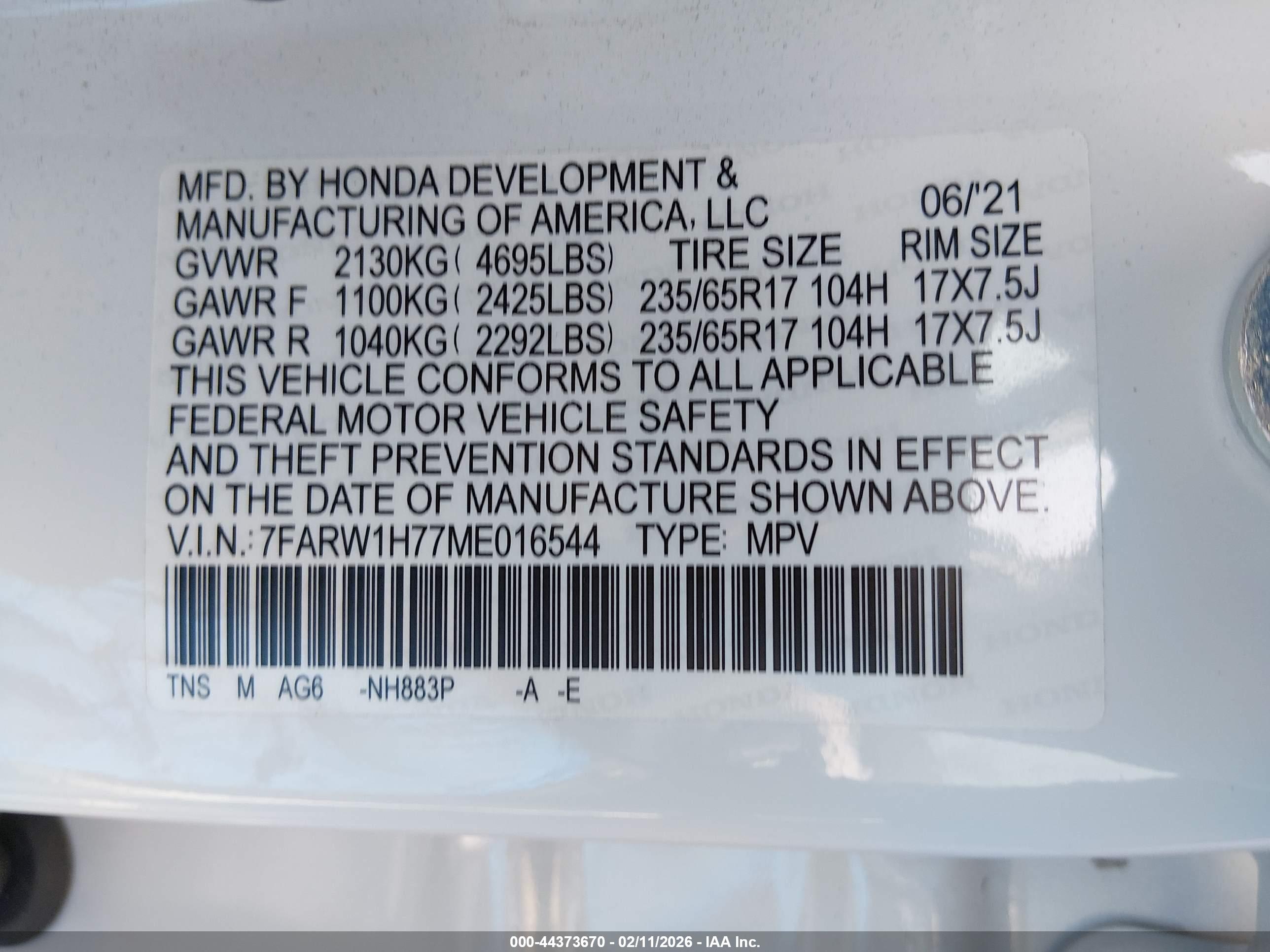HONDA CR-V image 9