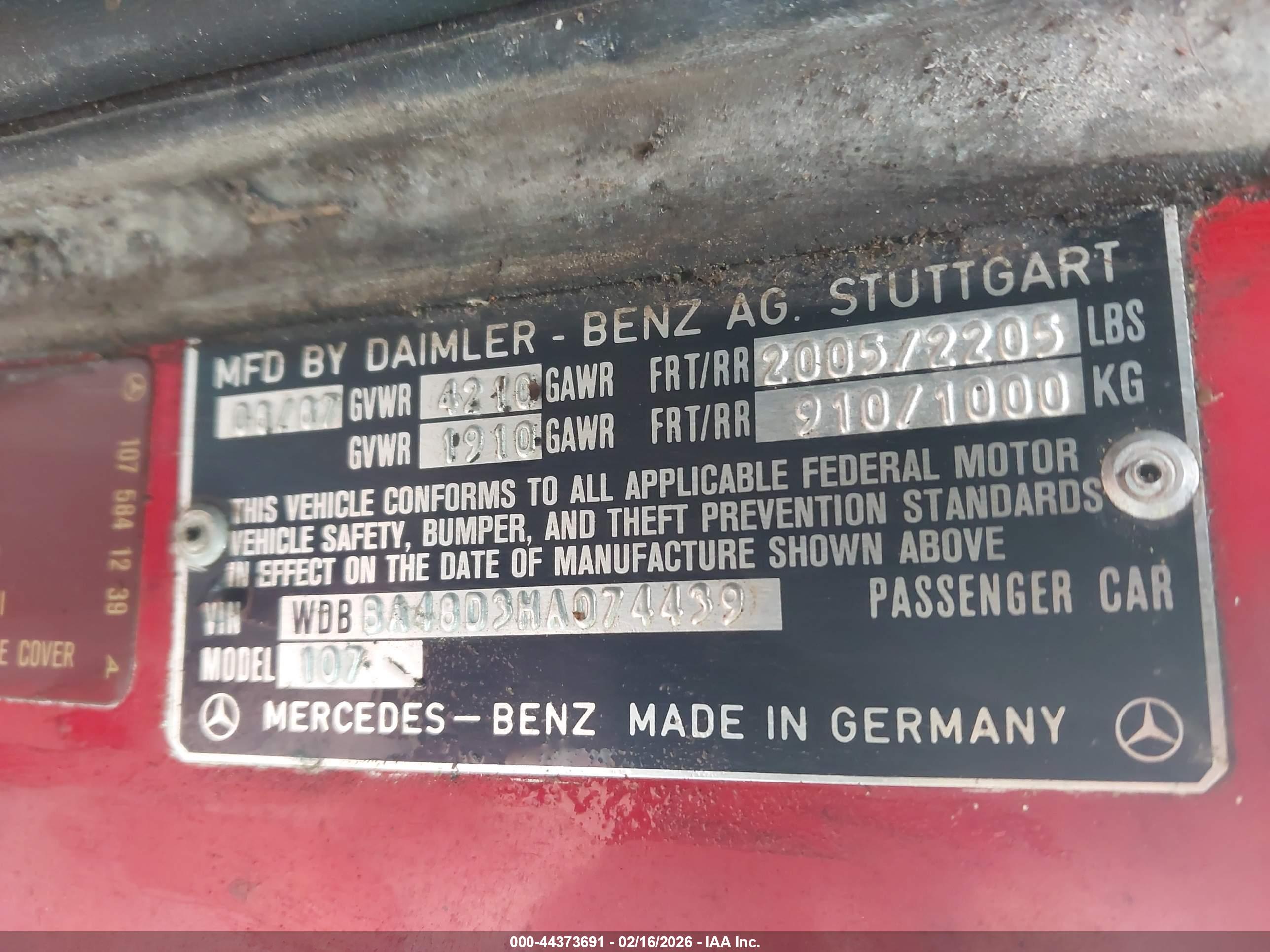 MERCEDES-BENZ 560 image 9