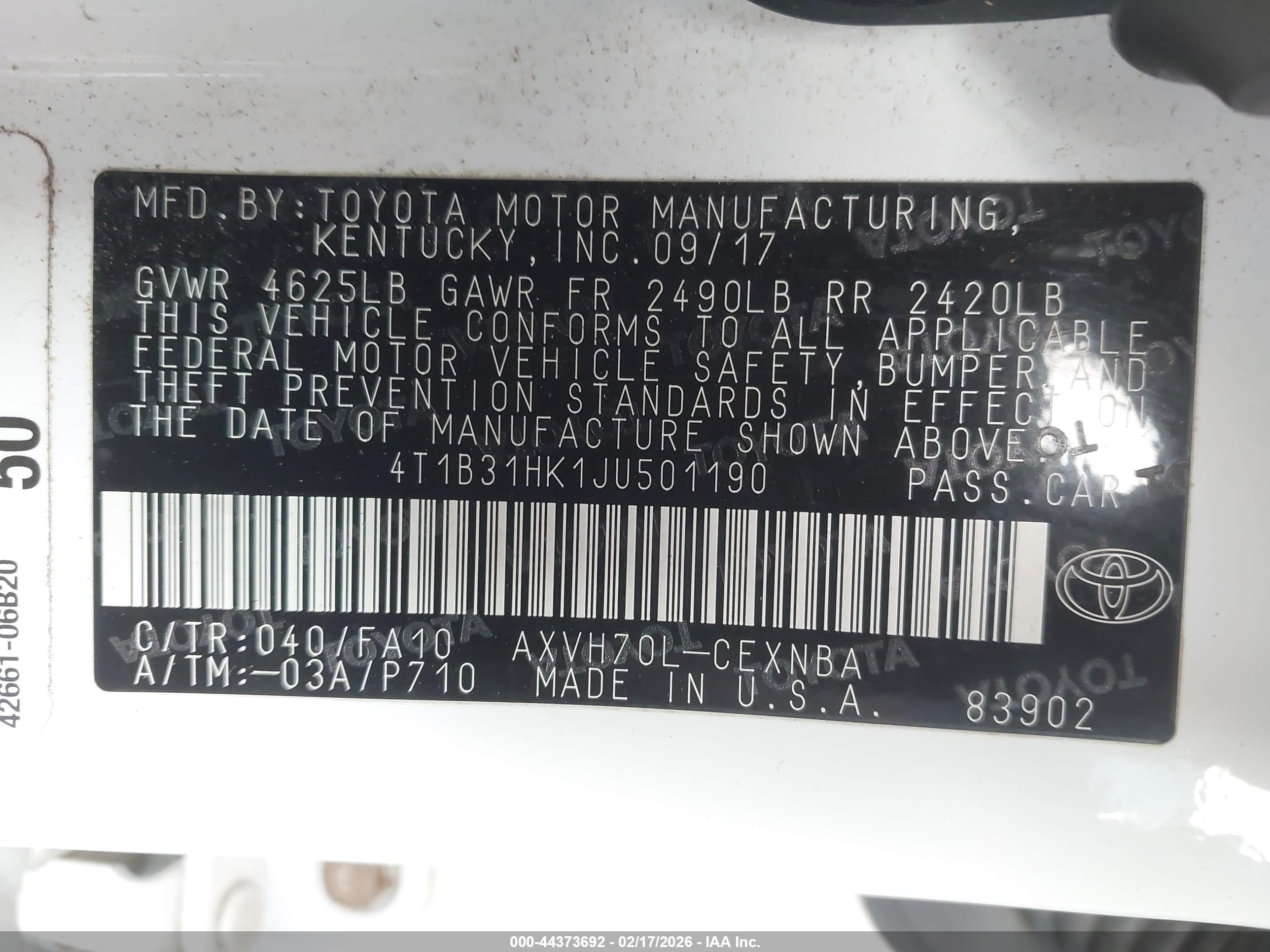 TOYOTA CAMRY image 9