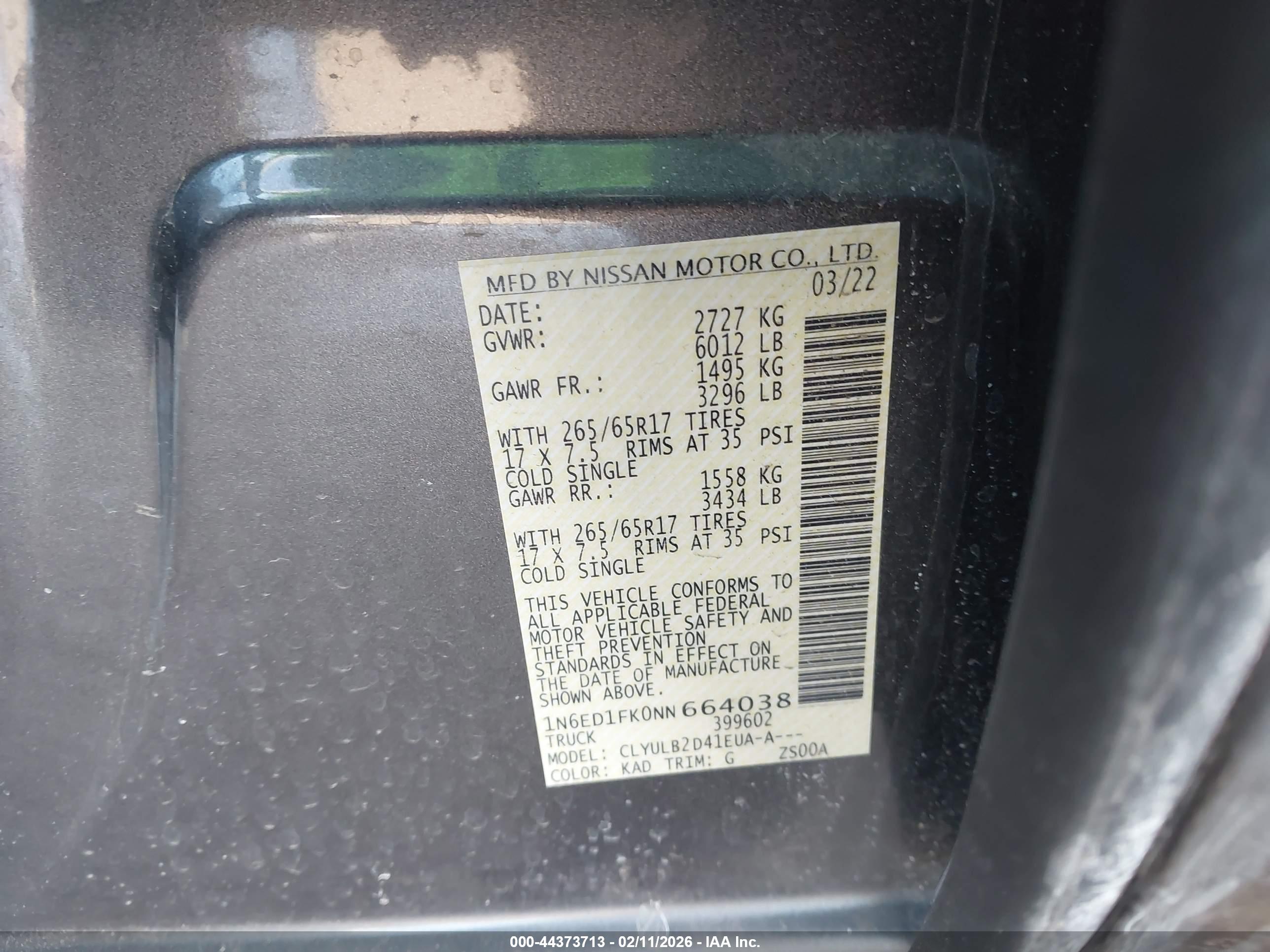 NISSAN FRONTIER image 9