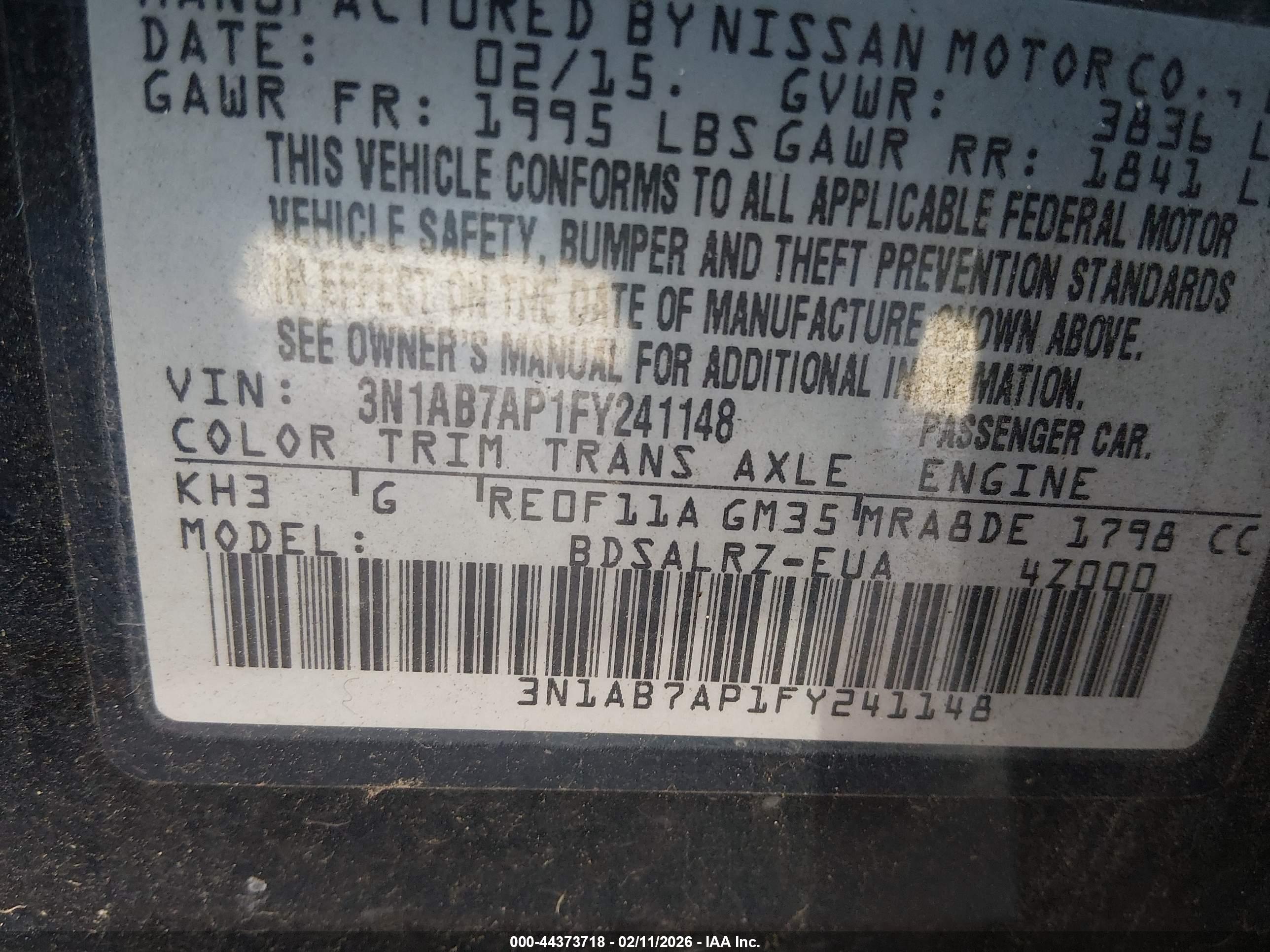 NISSAN SENTRA image 9