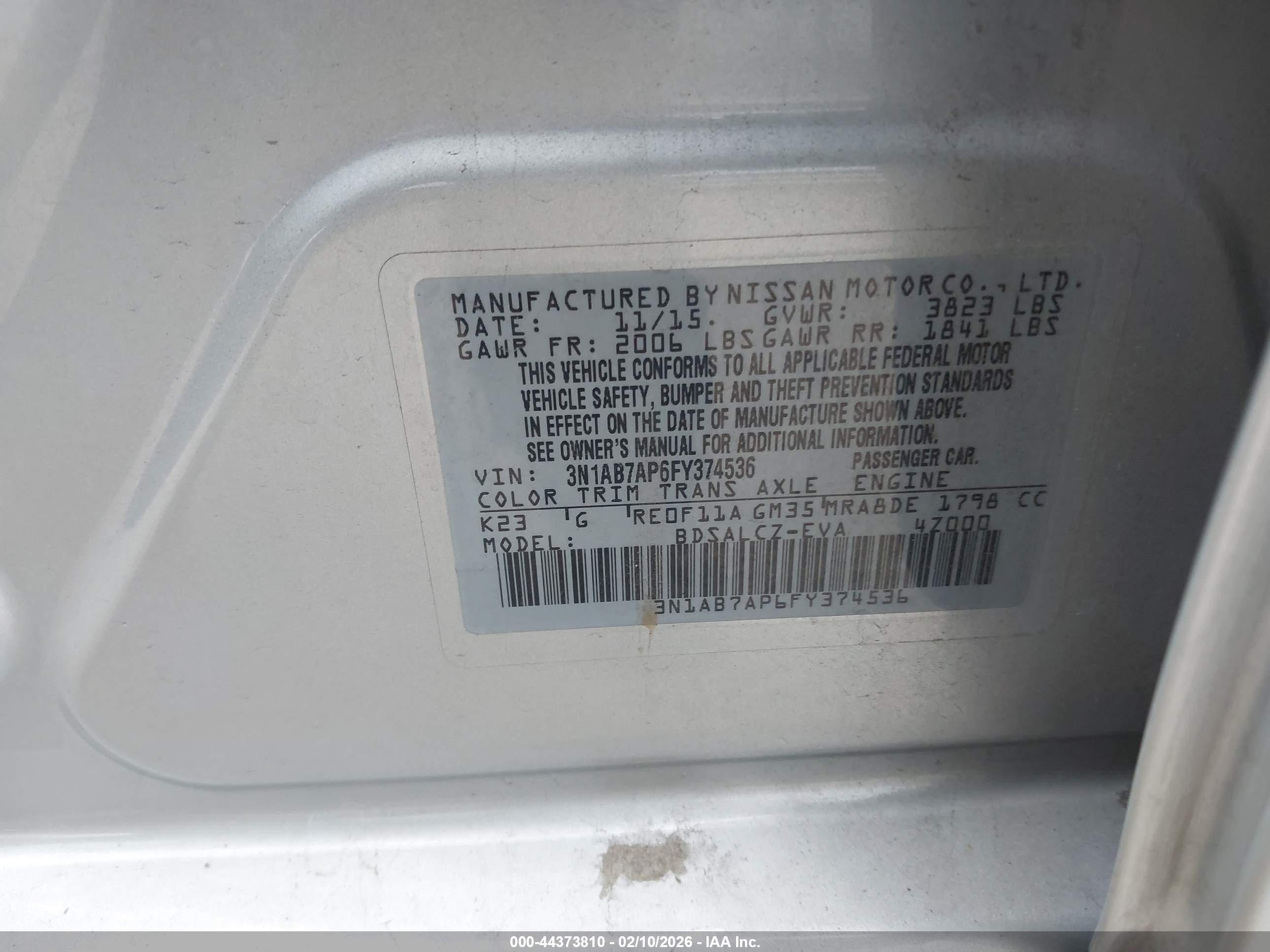 NISSAN SENTRA image 9