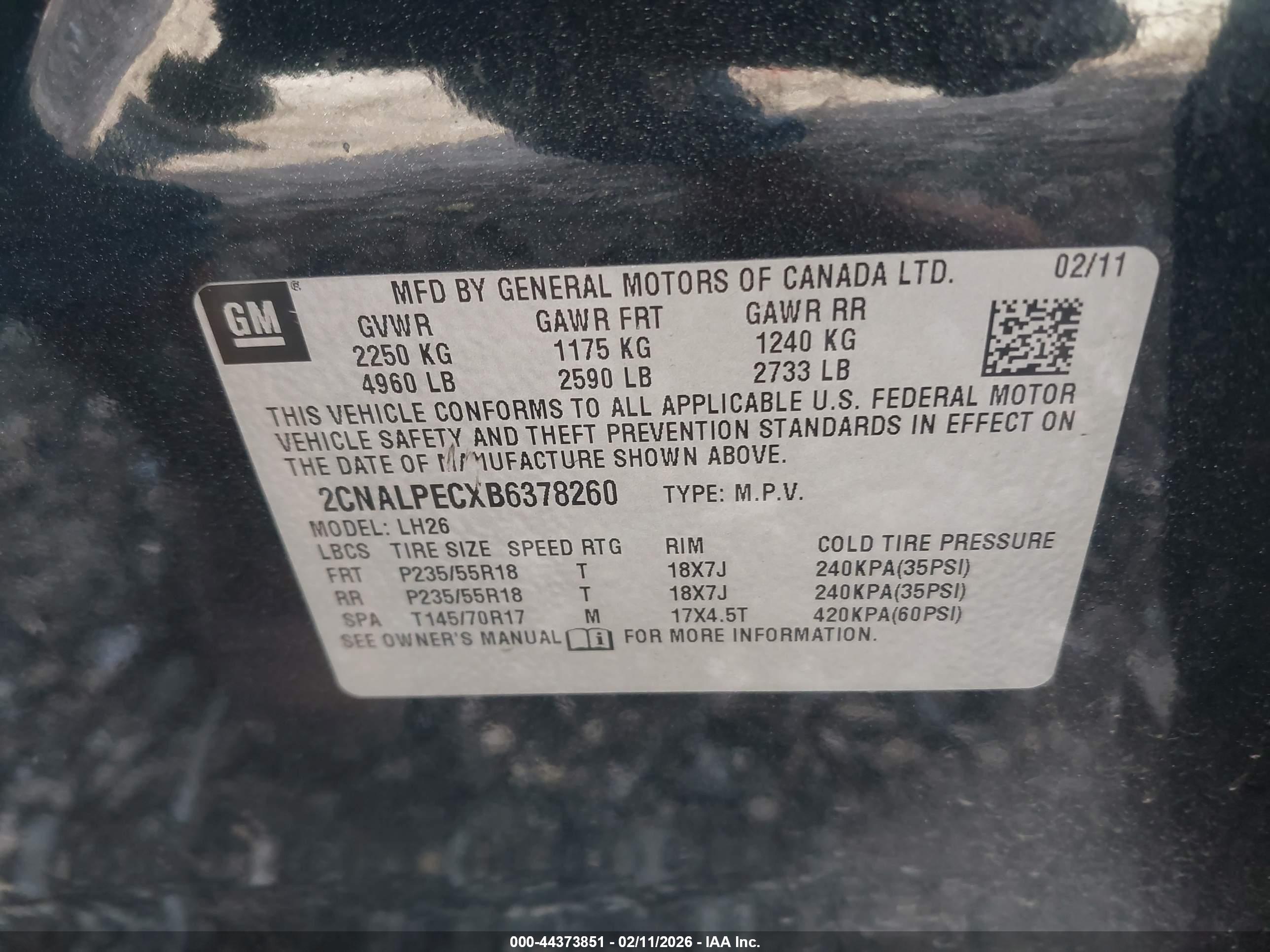 CHEVROLET EQUINOX image 9