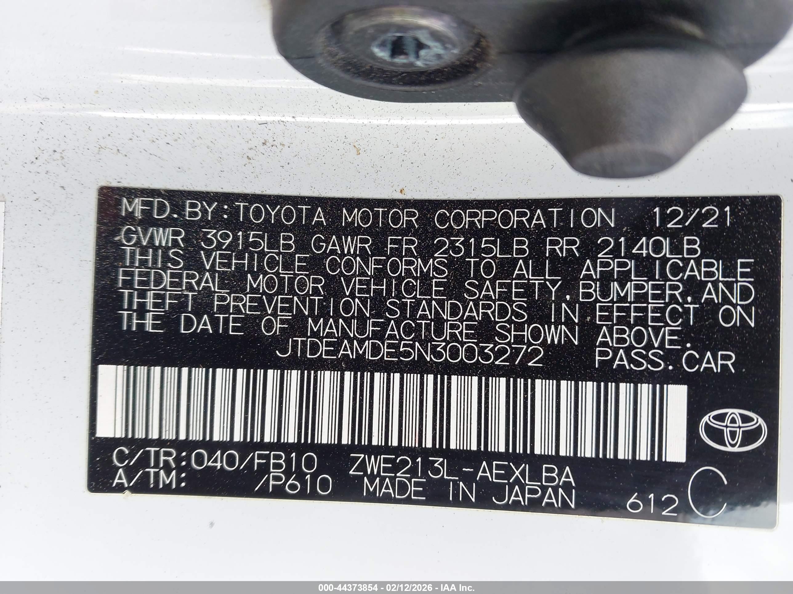 TOYOTA COROLLA image 9