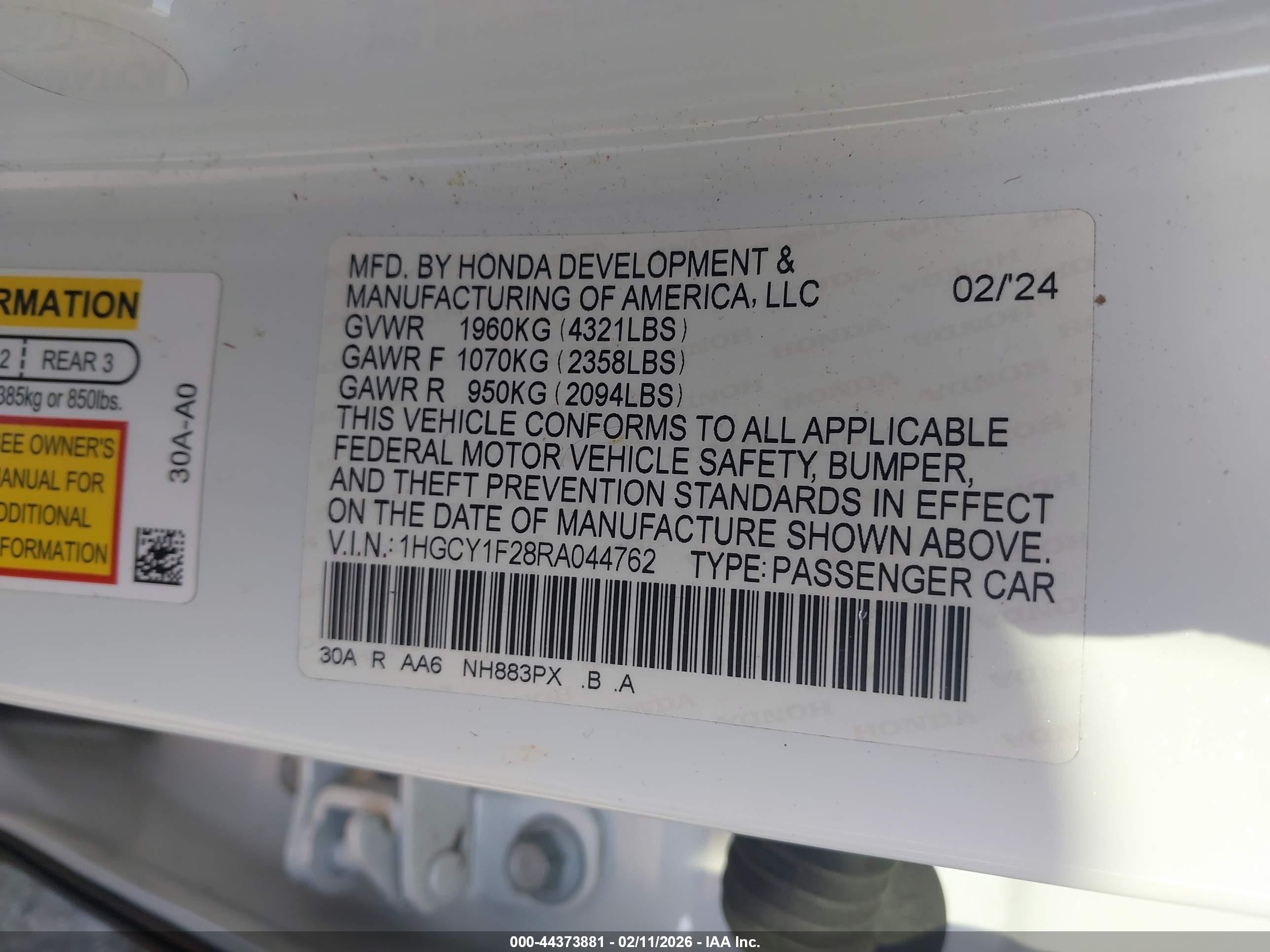 HONDA ACCORD image 9